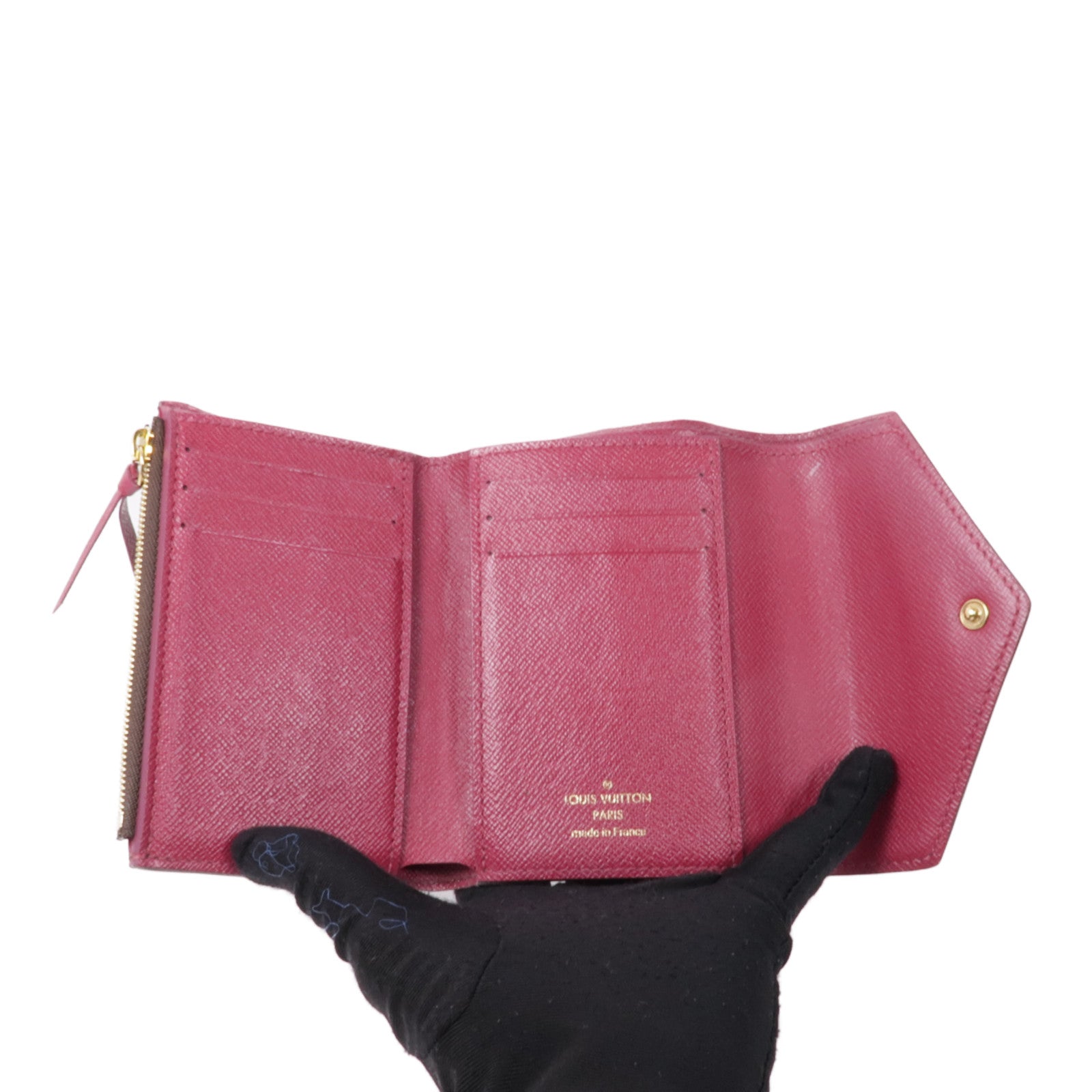 LOUIS VUITTON Monogram Victorine Wallet金扣錢包