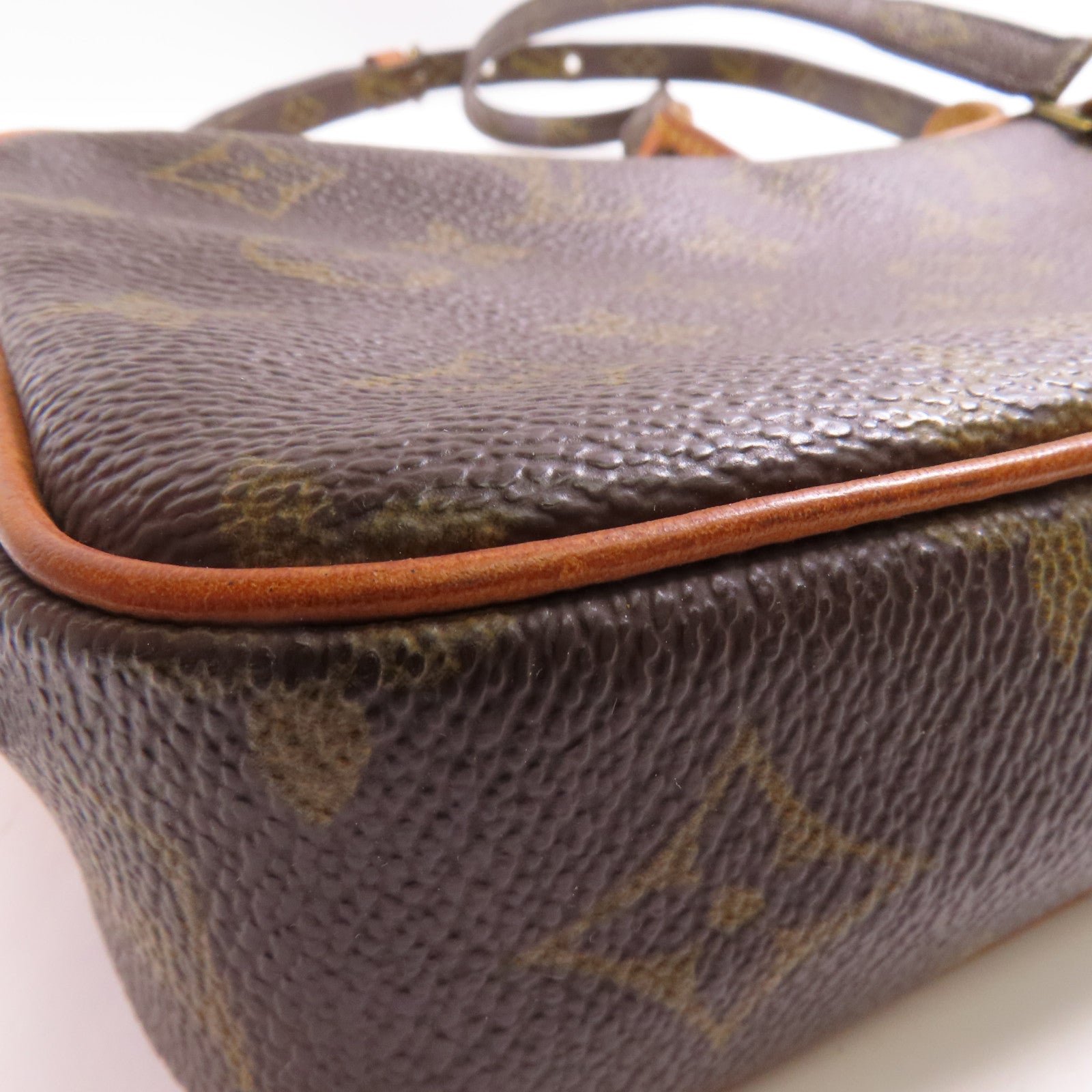 LOUIS VUITTON Monogram Marly Bandouliere金扣肩背袋棕色