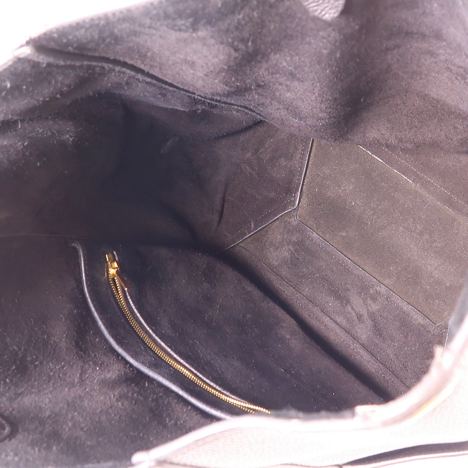 CELINE 牛皮皮革Sangle Bucket Bag金扣肩背袋
