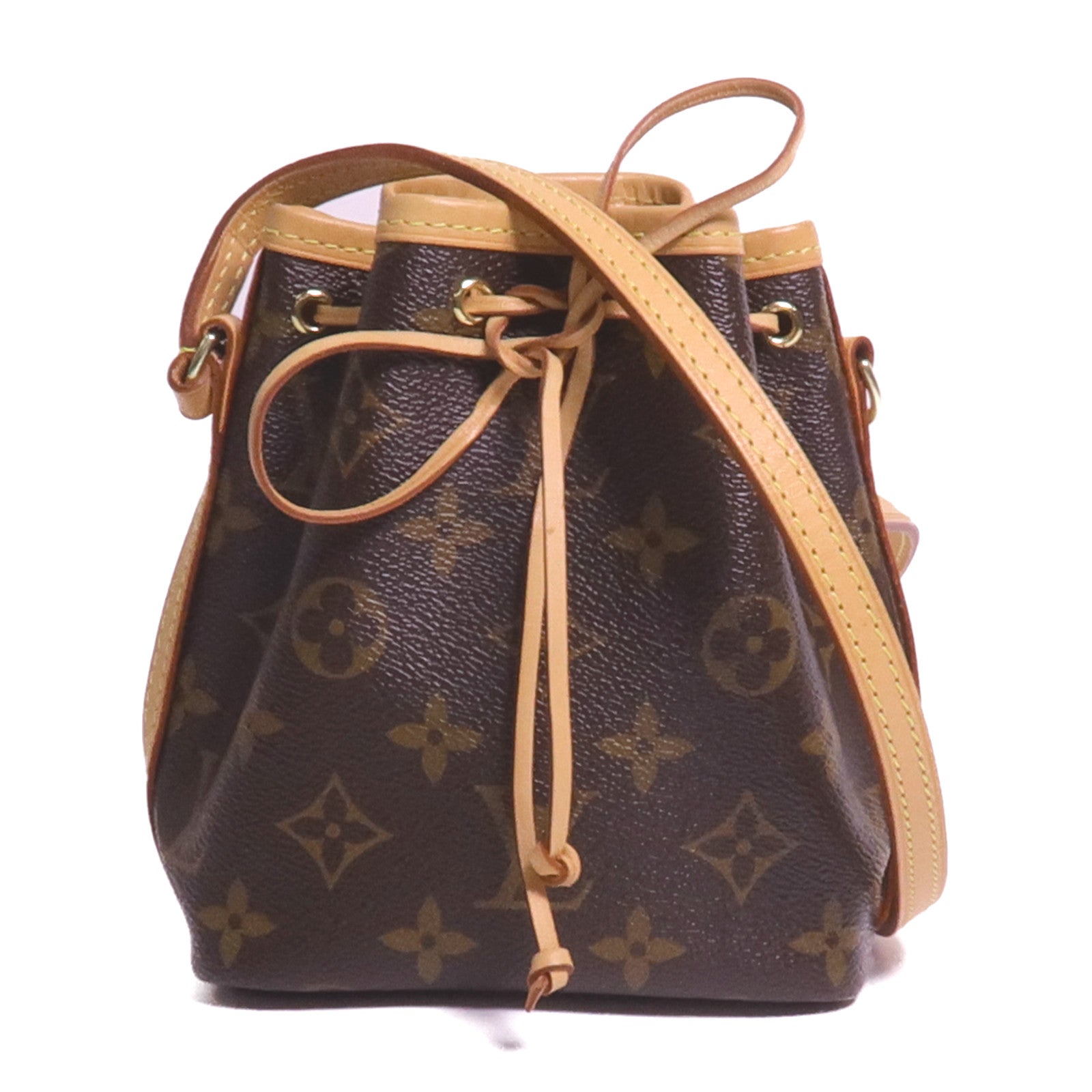 LOUIS VUITTON Monogram Nano Noe金扣肩背袋