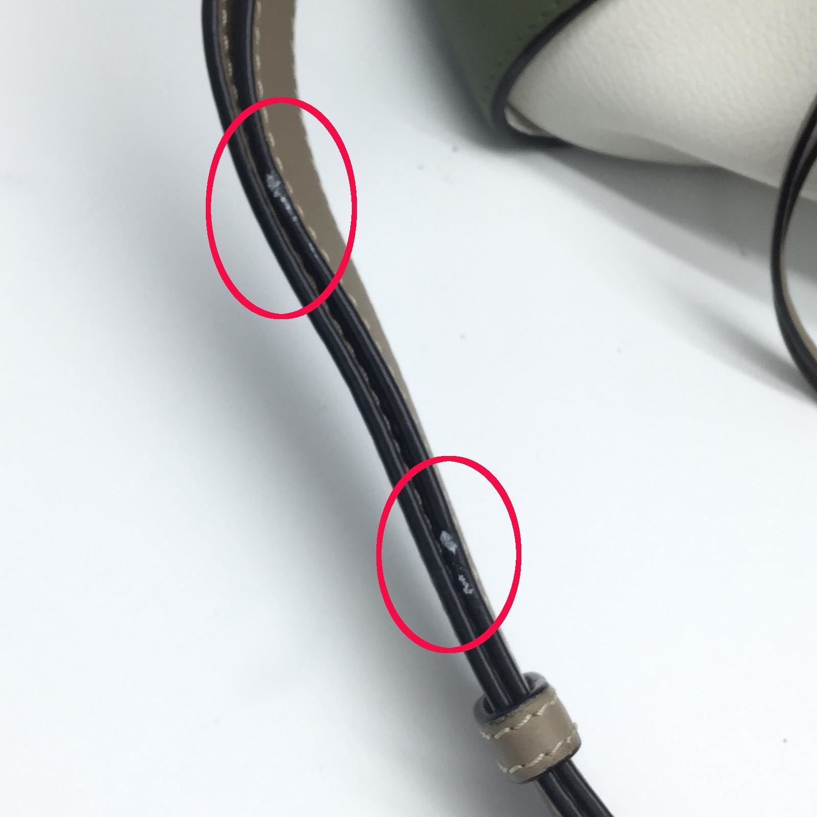 LOEWE 【激減優惠】牛皮皮革Hammock銀扣手挽肩背兩用袋綠色/白色/米色