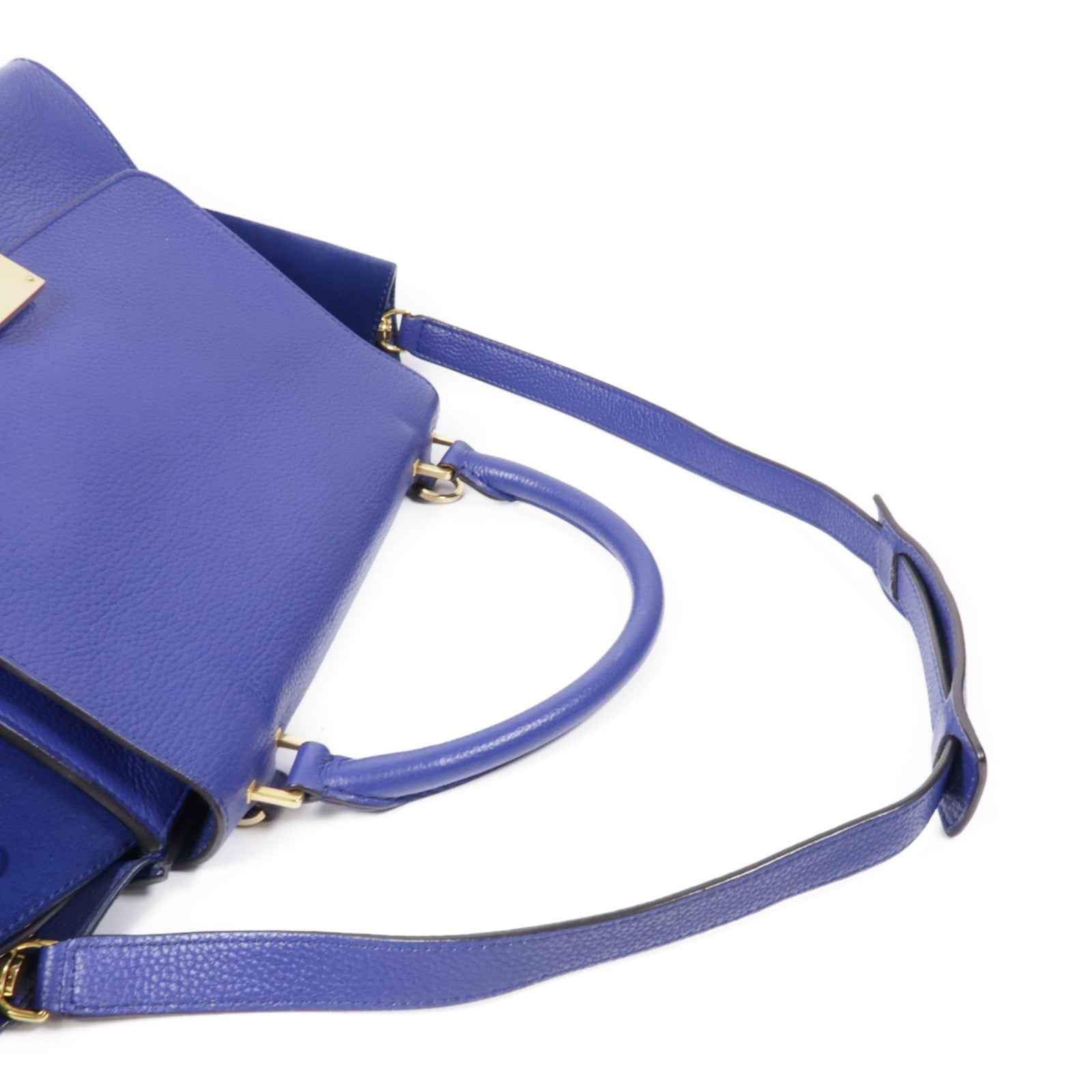 CELINE 【激減優惠】牛皮皮革Trapeze金扣手挽肩背兩用袋