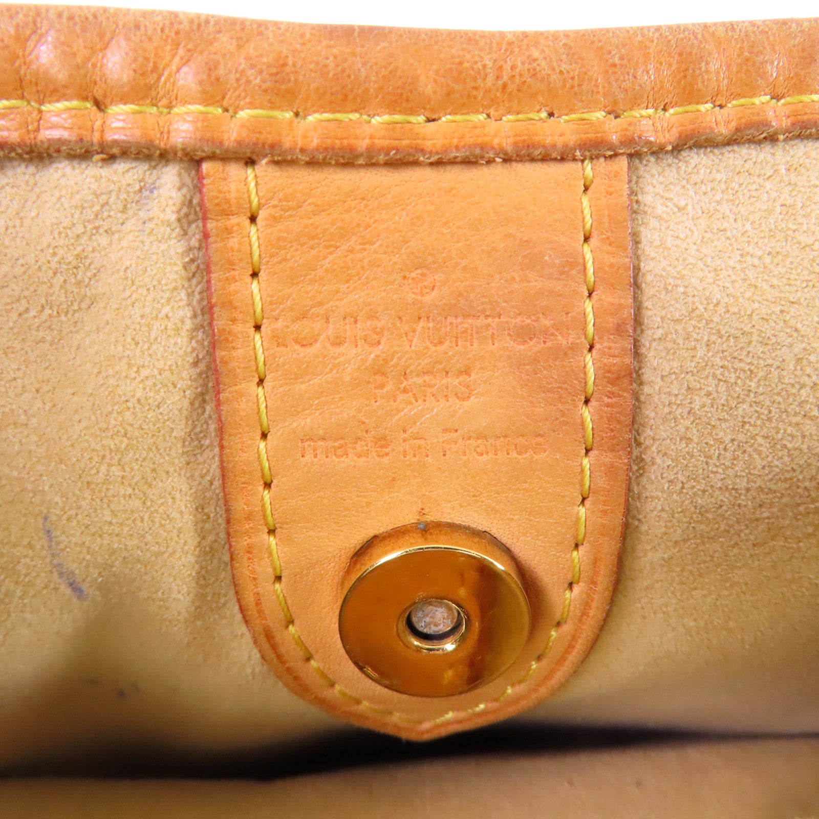 LOUIS VUITTON Monogram Galliera PM Shoulder Bag金扣肩背袋啡色