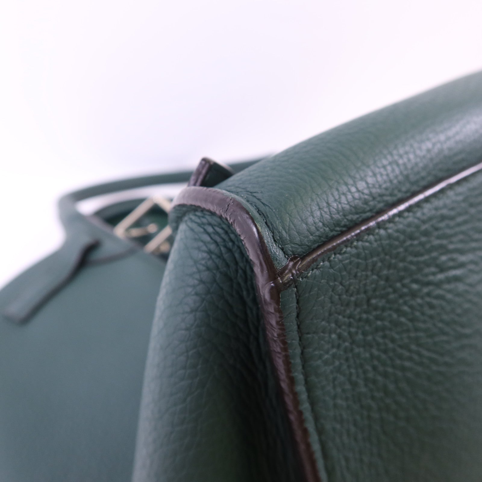 CELINE 牛皮皮革Small Big Bag銀扣肩背袋