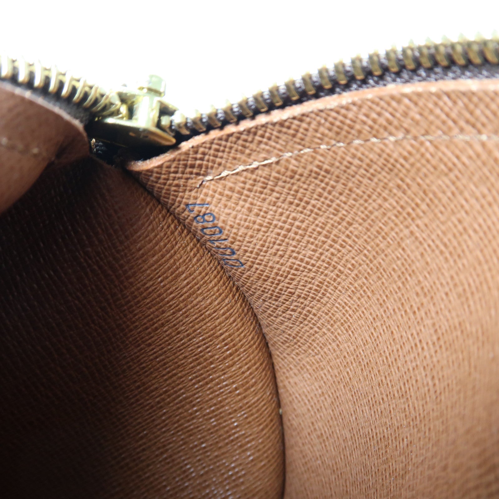 LOUIS VUITTON Monogram Papillon 30金扣肩背袋啡色