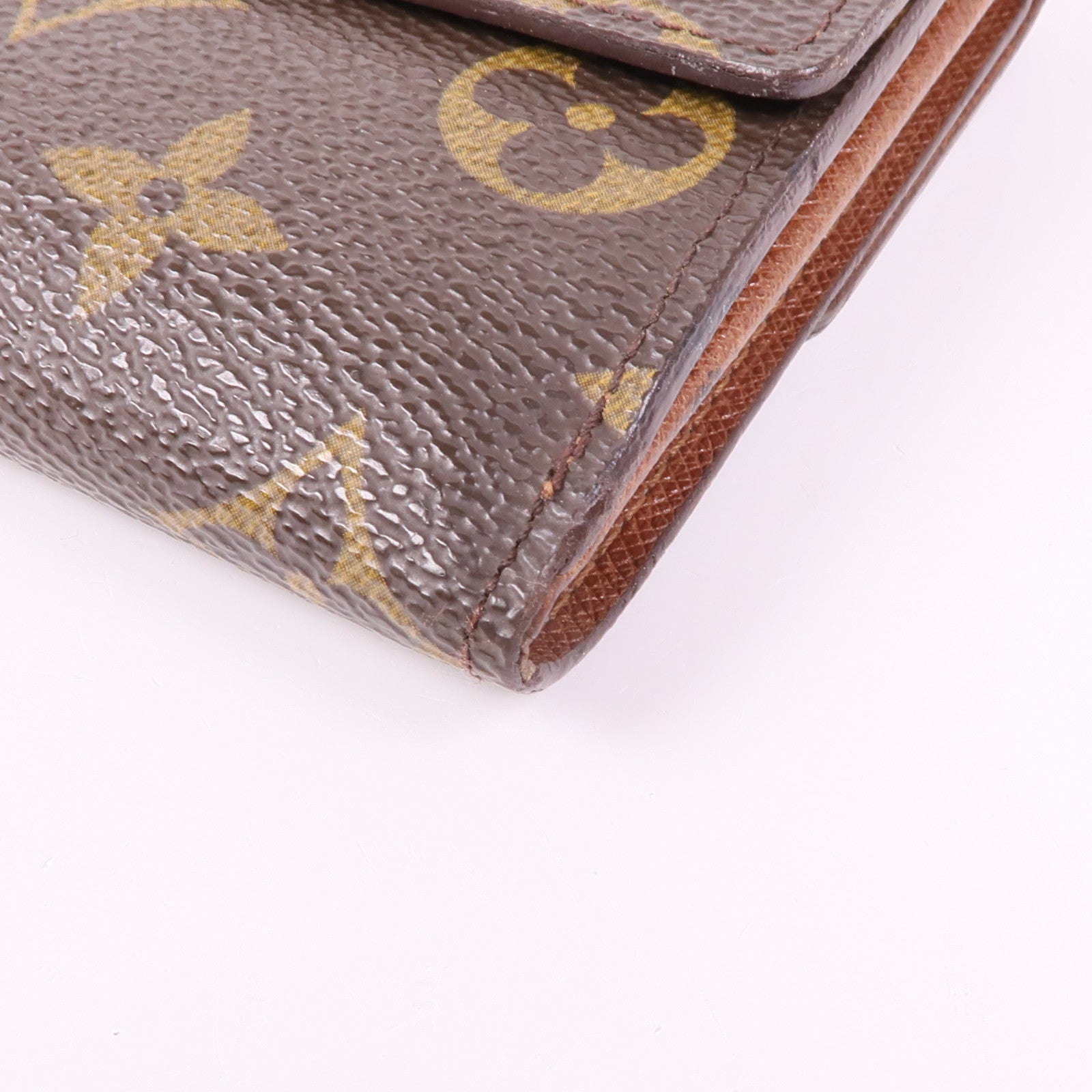 LOUIS VUITTON 【激減優惠】Monogram Porte Monnaie Billet Carte Credit Wallet金扣錢包