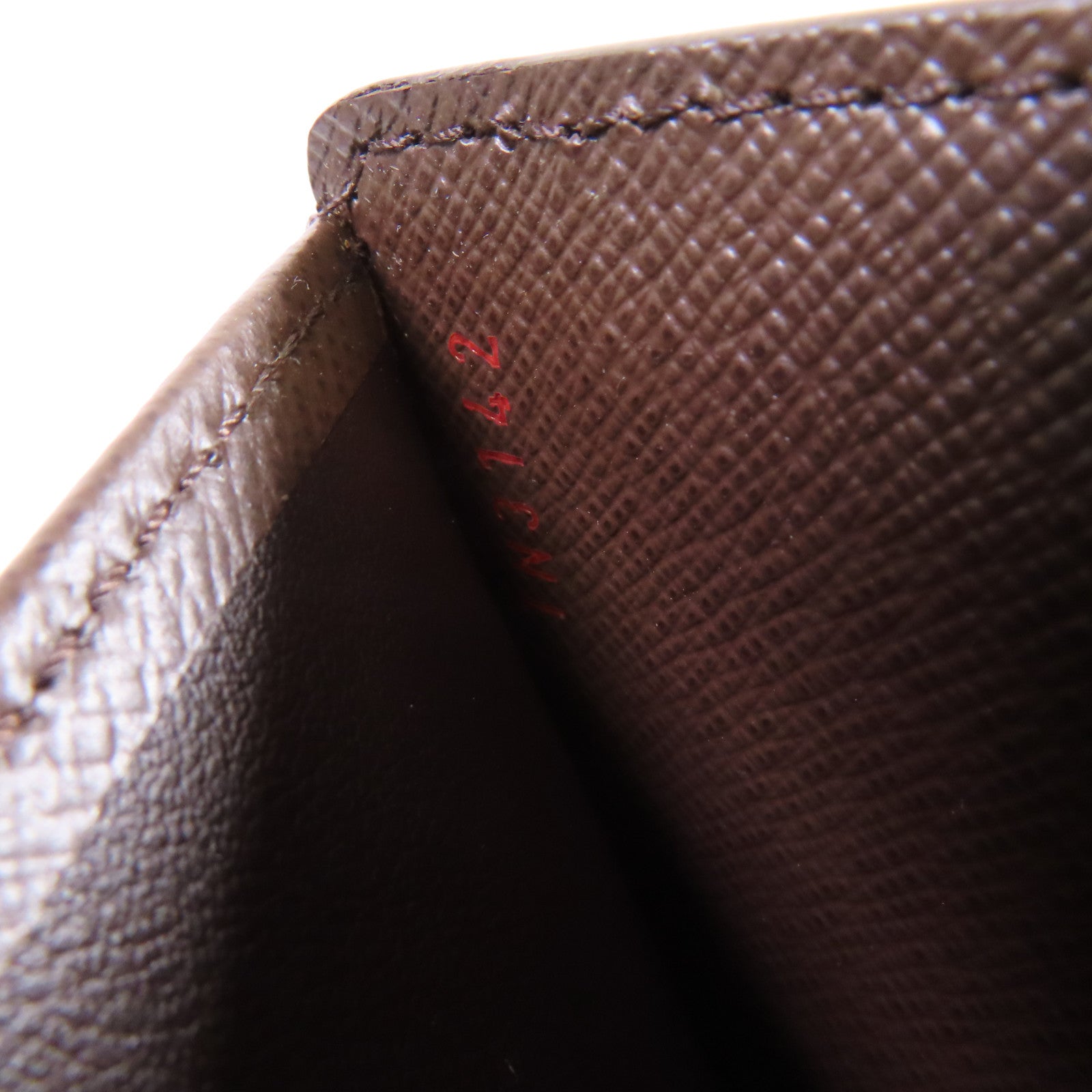 LOUIS VUITTON Damier Ebene Joey Short Wallet金扣短錢包啡色