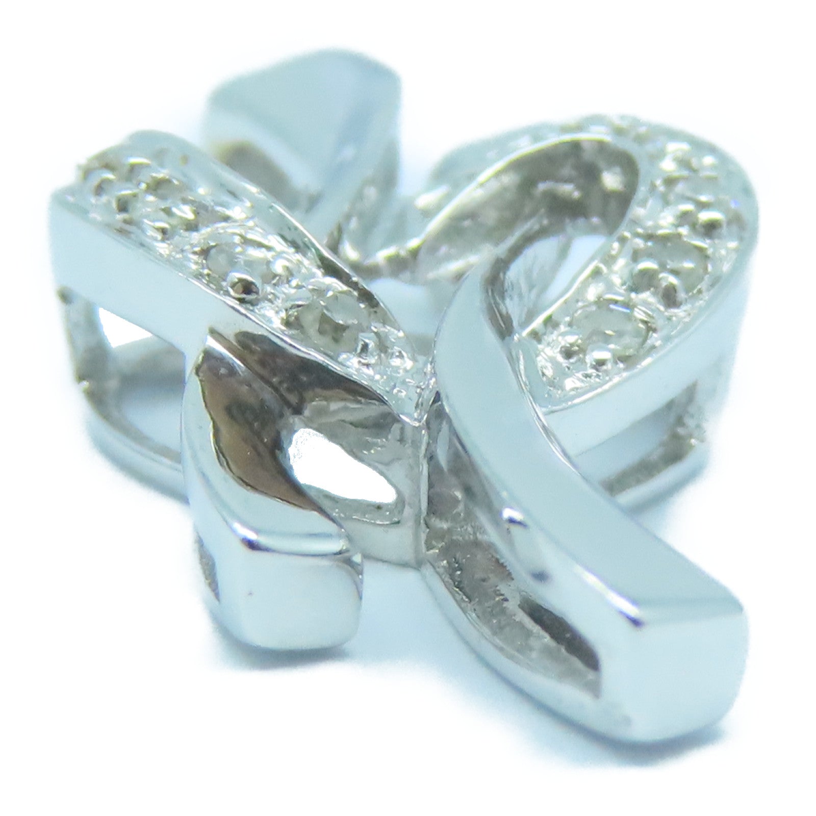 JEWELRY 【激減優惠】18K白金Diamond Pendant Top鑽石吊墜
