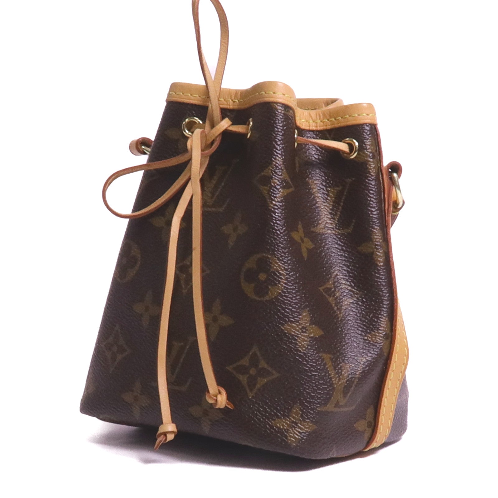 LOUIS VUITTON Monogram Nano Noe金扣肩背袋
