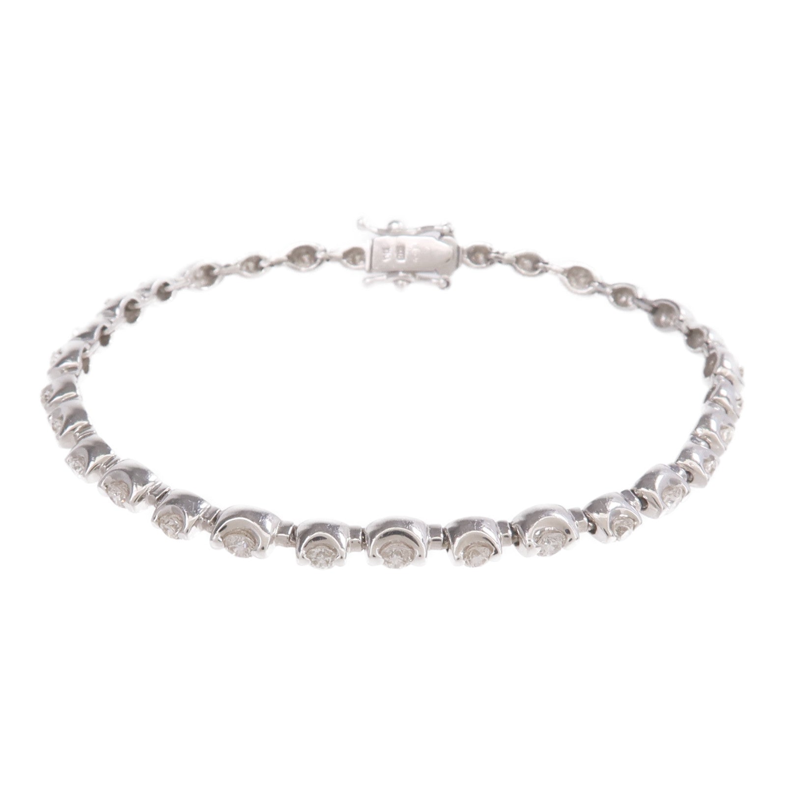 JEWELRY 18K白金Diamond Bracelet鑽石手鏈