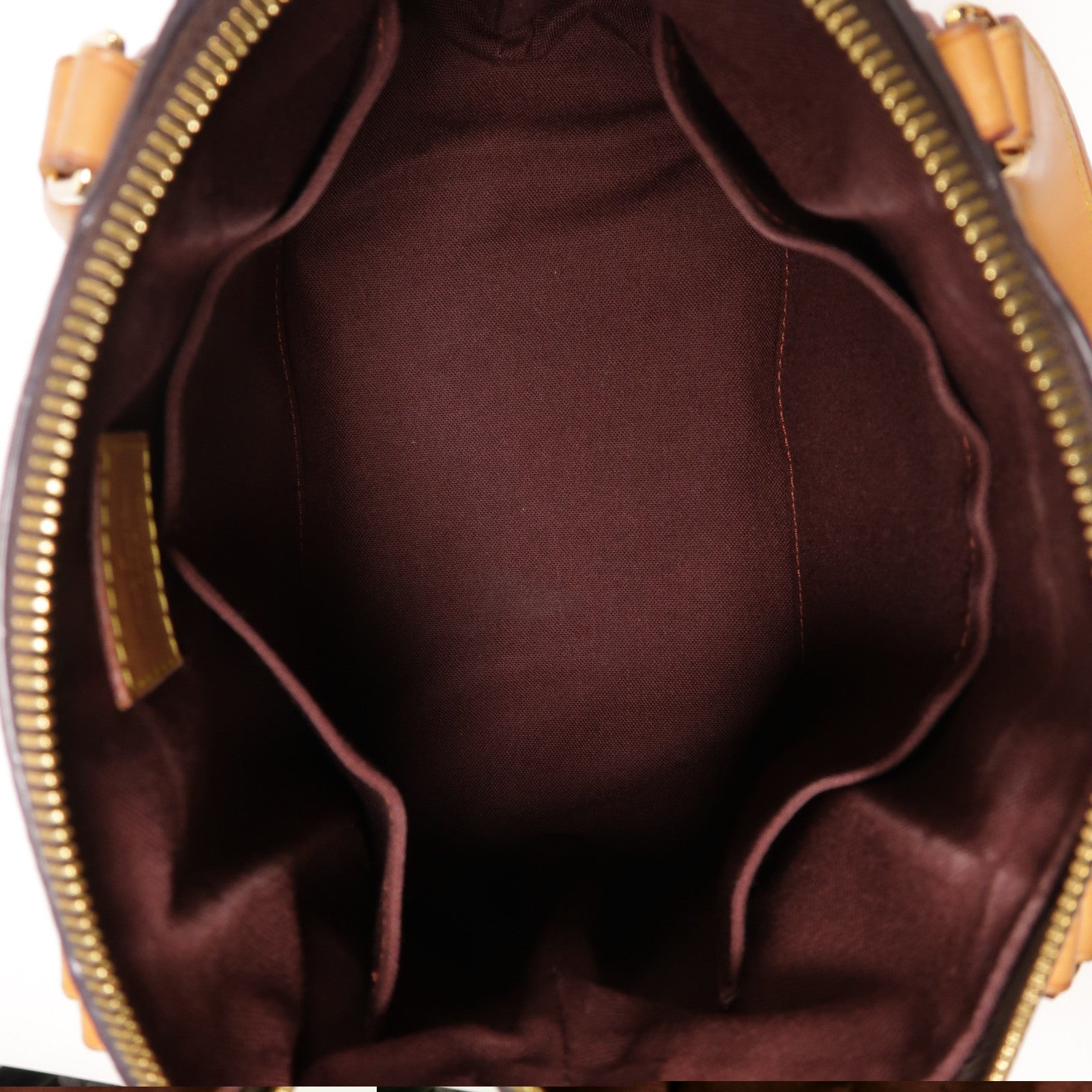 LOUIS VUITTON Monogram Rivoli PM金扣手挽肩背兩用袋棕色