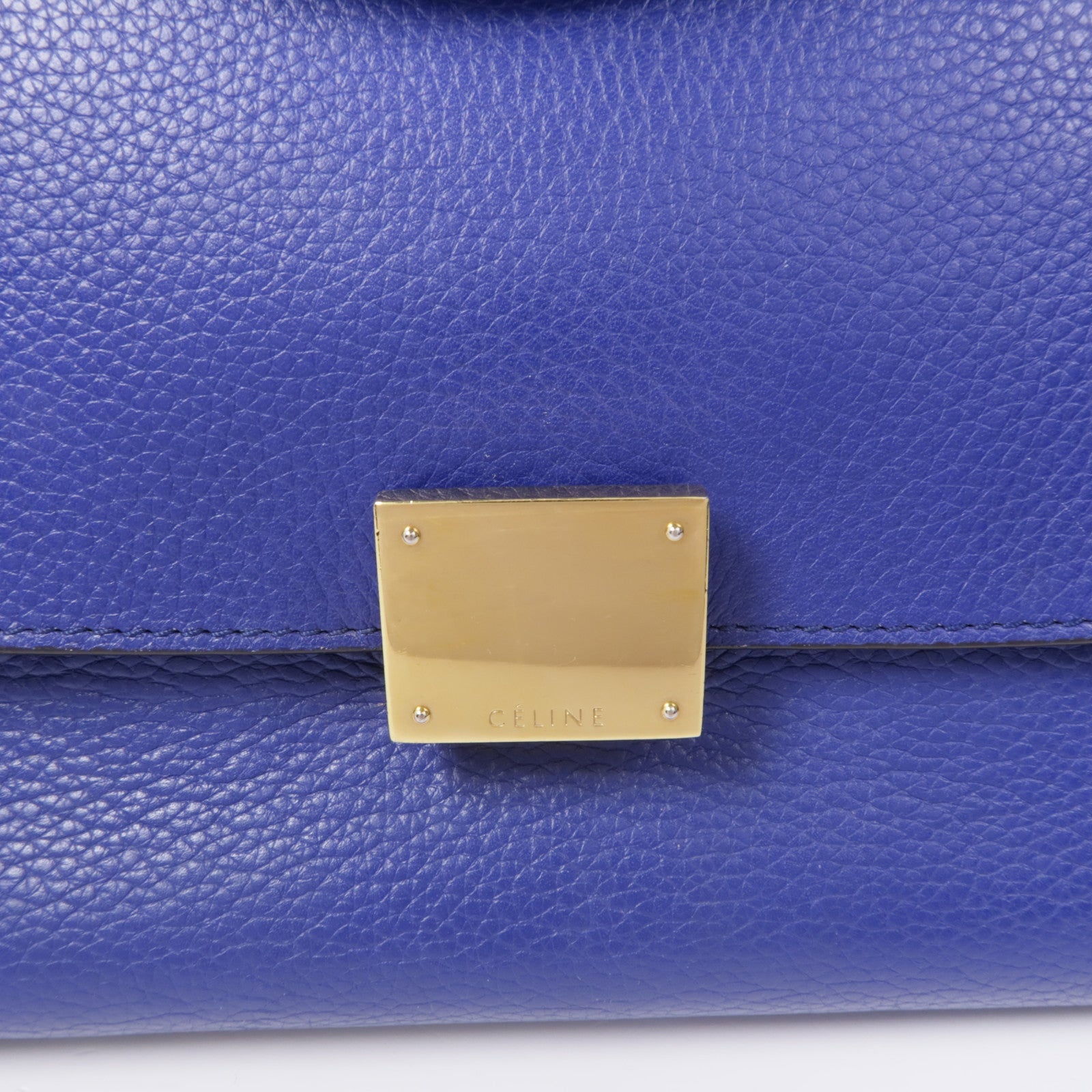CELINE 【激減優惠】牛皮皮革Trapeze金扣手挽肩背兩用袋
