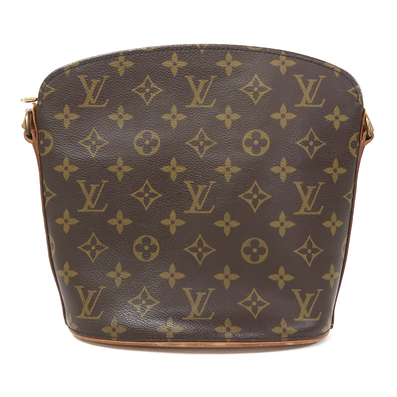 LOUIS VUITTON Monogram Drouot金扣肩背袋啡色