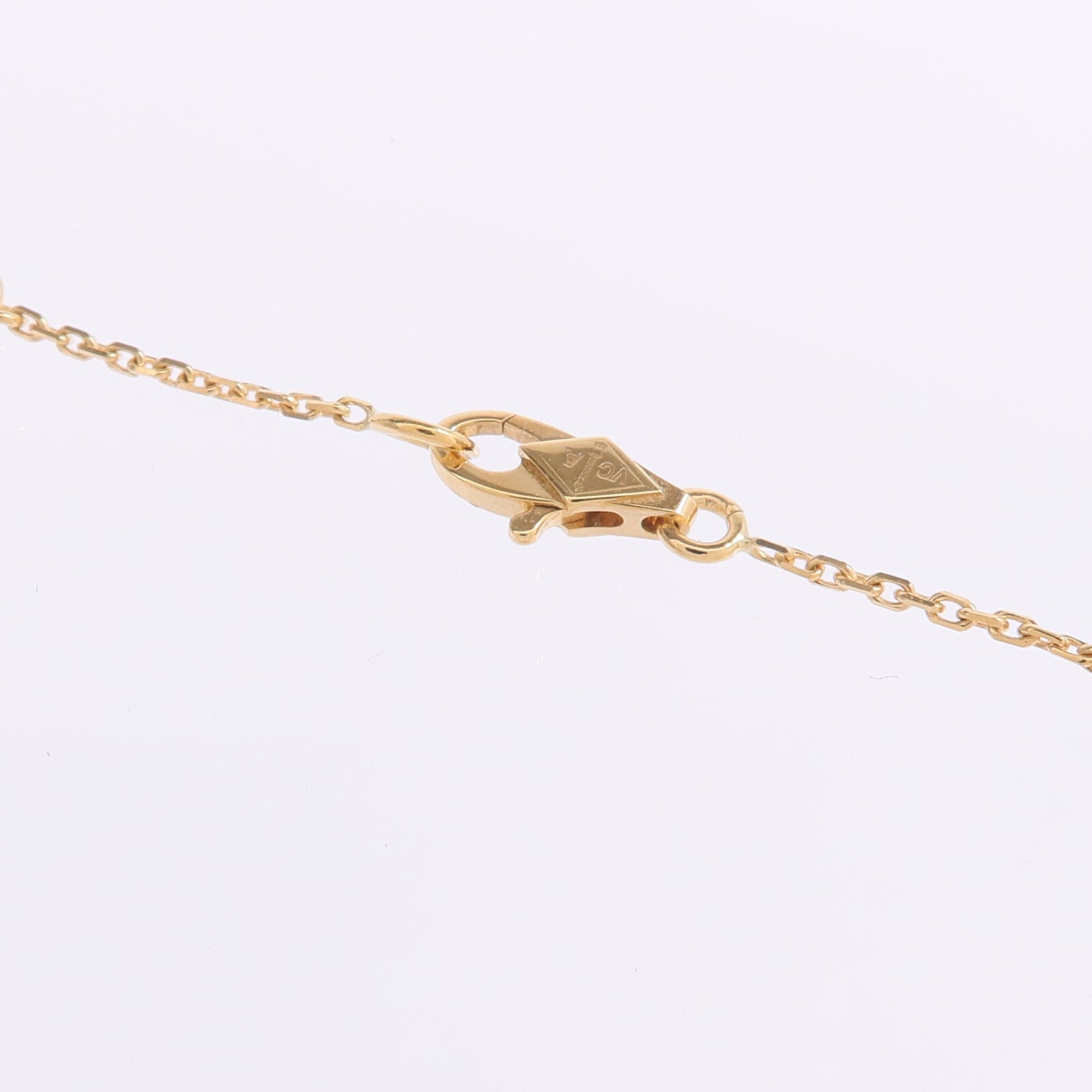 Van Cleef & Arpels 18K黃金/珍珠母貝Sweet Alhambra Pendant項鍊