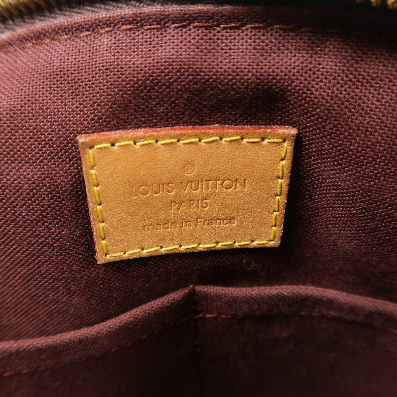 LOUIS VUITTON Monogram Rivoli PM金扣手挽肩背兩用袋棕色