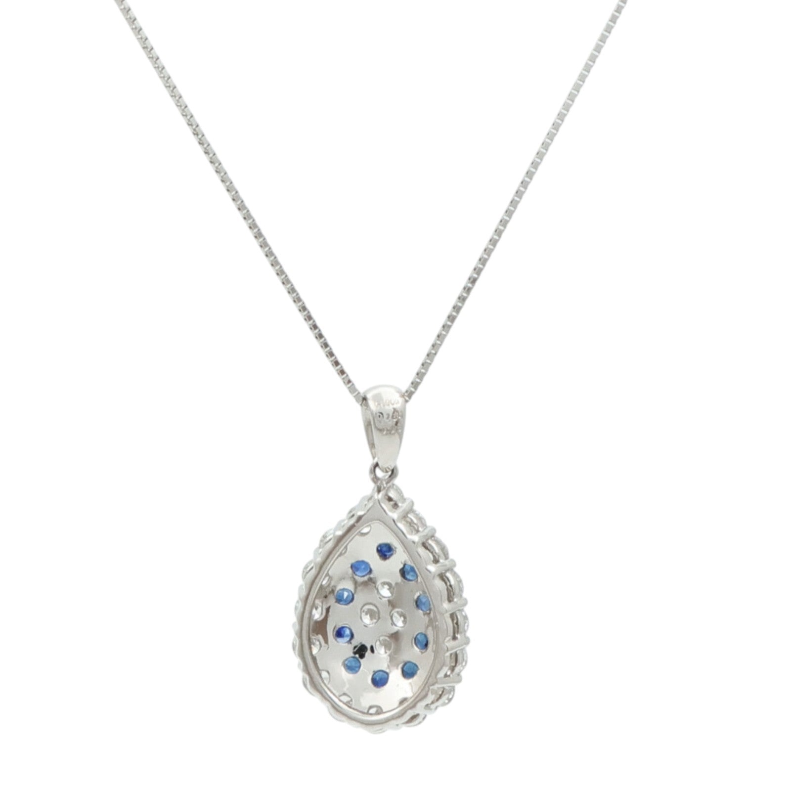 JEWELRY PT900鉑金/PT850鉑金/藍寶石Sapphire鑽石項鍊