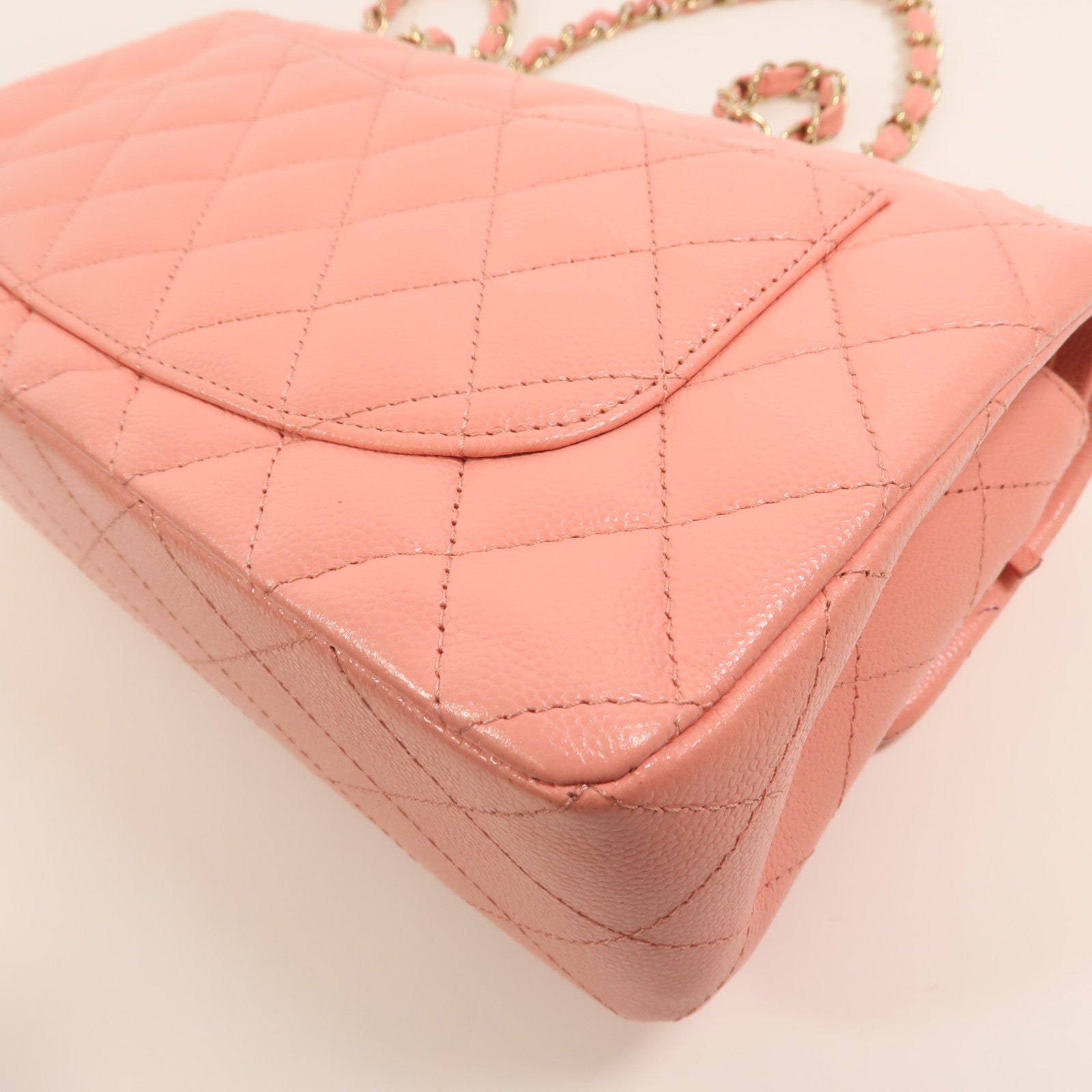 CHANEL 牛皮皮革Classic 25金扣鏈帶肩背袋