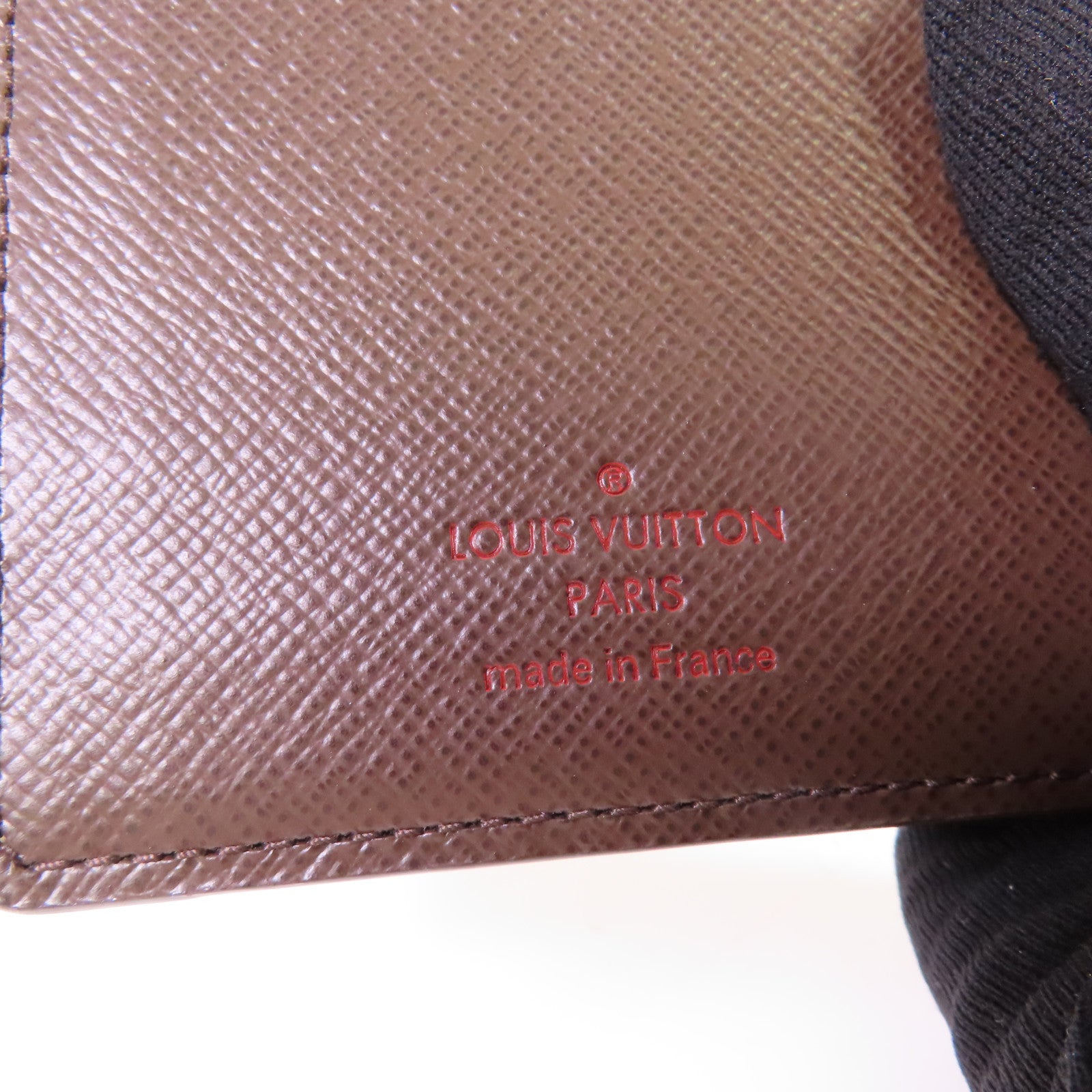 LOUIS VUITTON Damier Ebene Joey Short Wallet金扣短錢包啡色