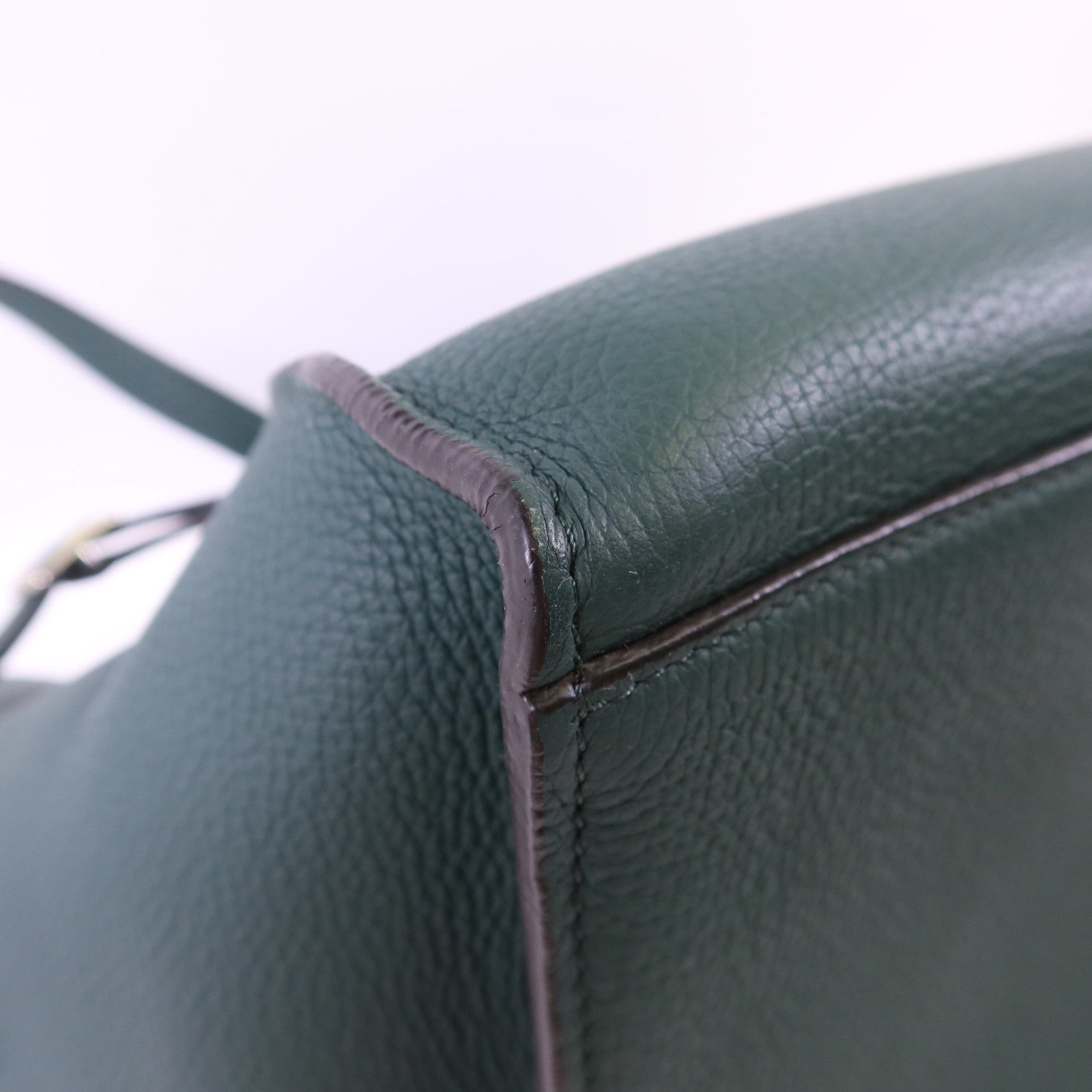 CELINE 牛皮皮革Small Big Bag銀扣肩背袋