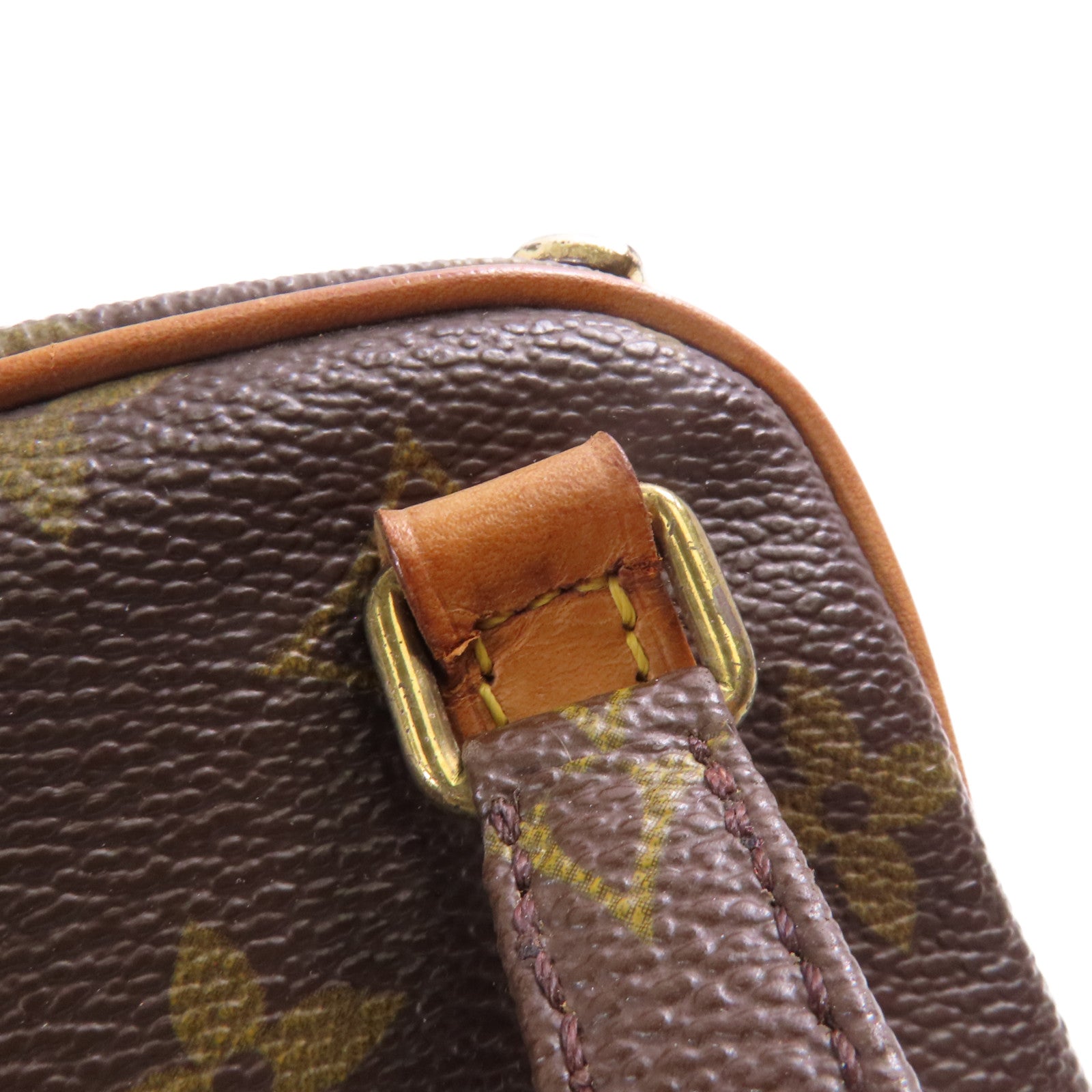 LOUIS VUITTON 【激減優惠】Monogram Marly Bandouliere金扣肩背袋棕色