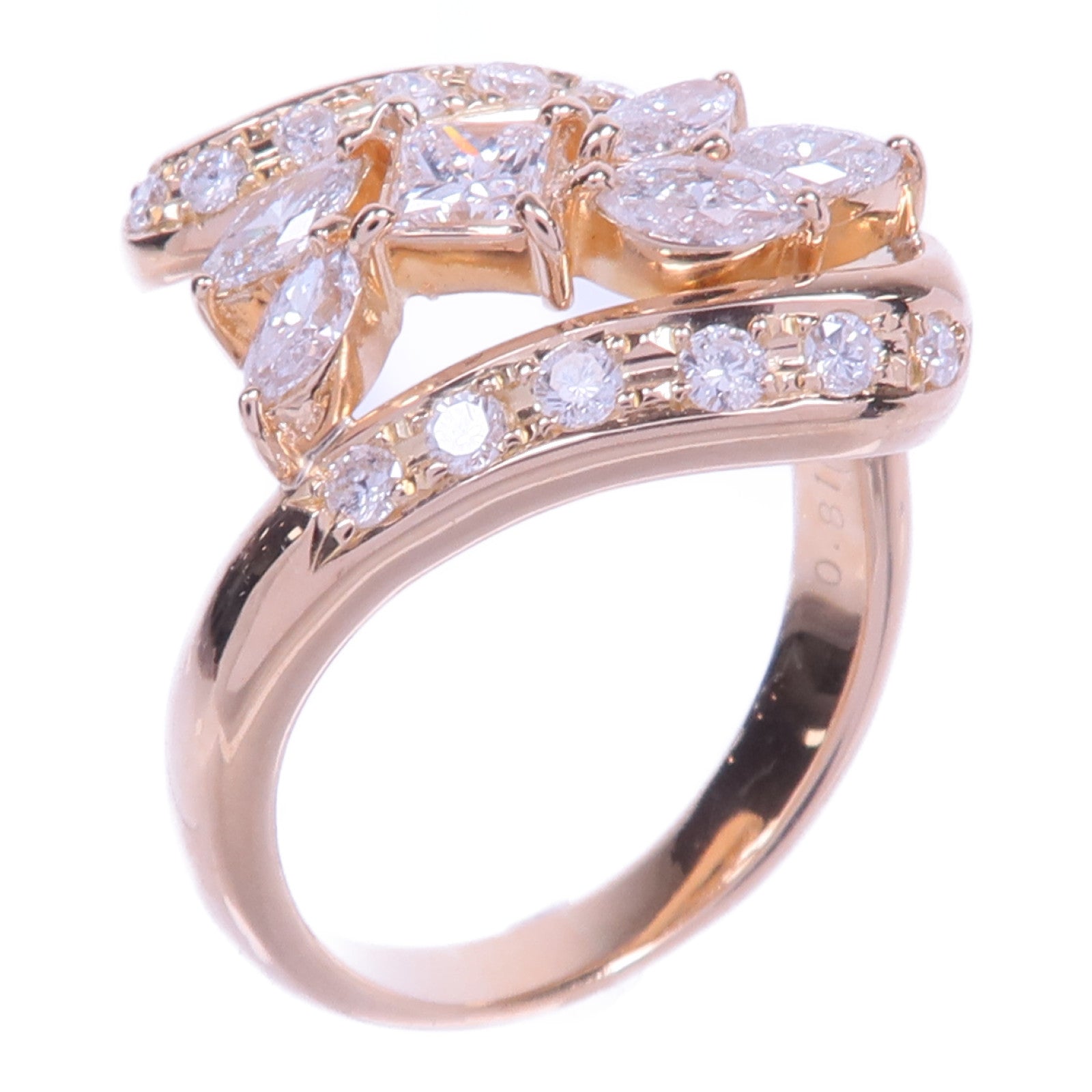 JEWELRY 18K黃金Diamond Ring鑽石戒指US#5.5
