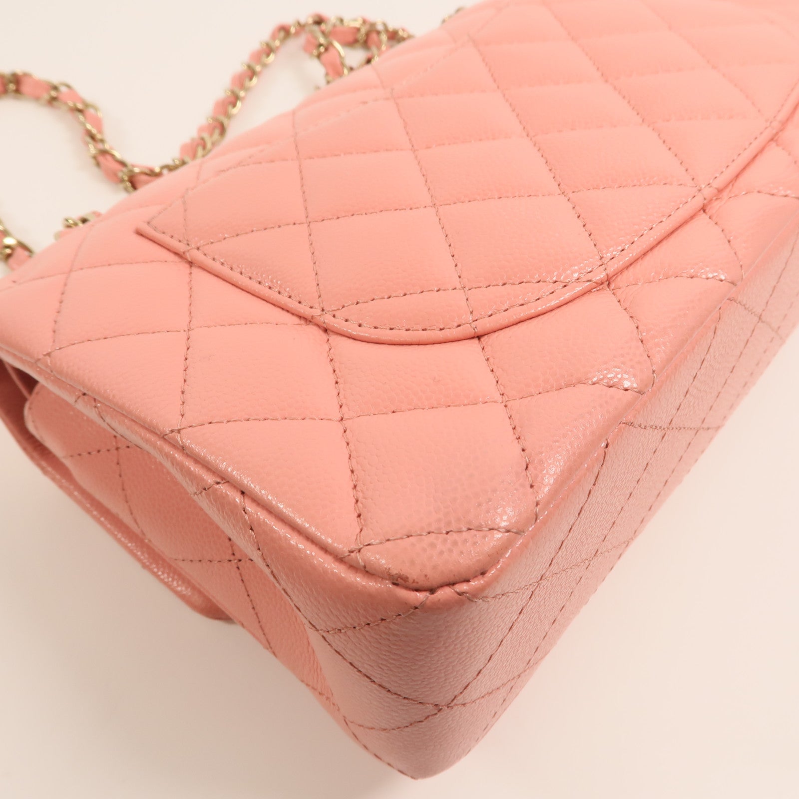 CHANEL 牛皮皮革Classic 25金扣鏈帶肩背袋