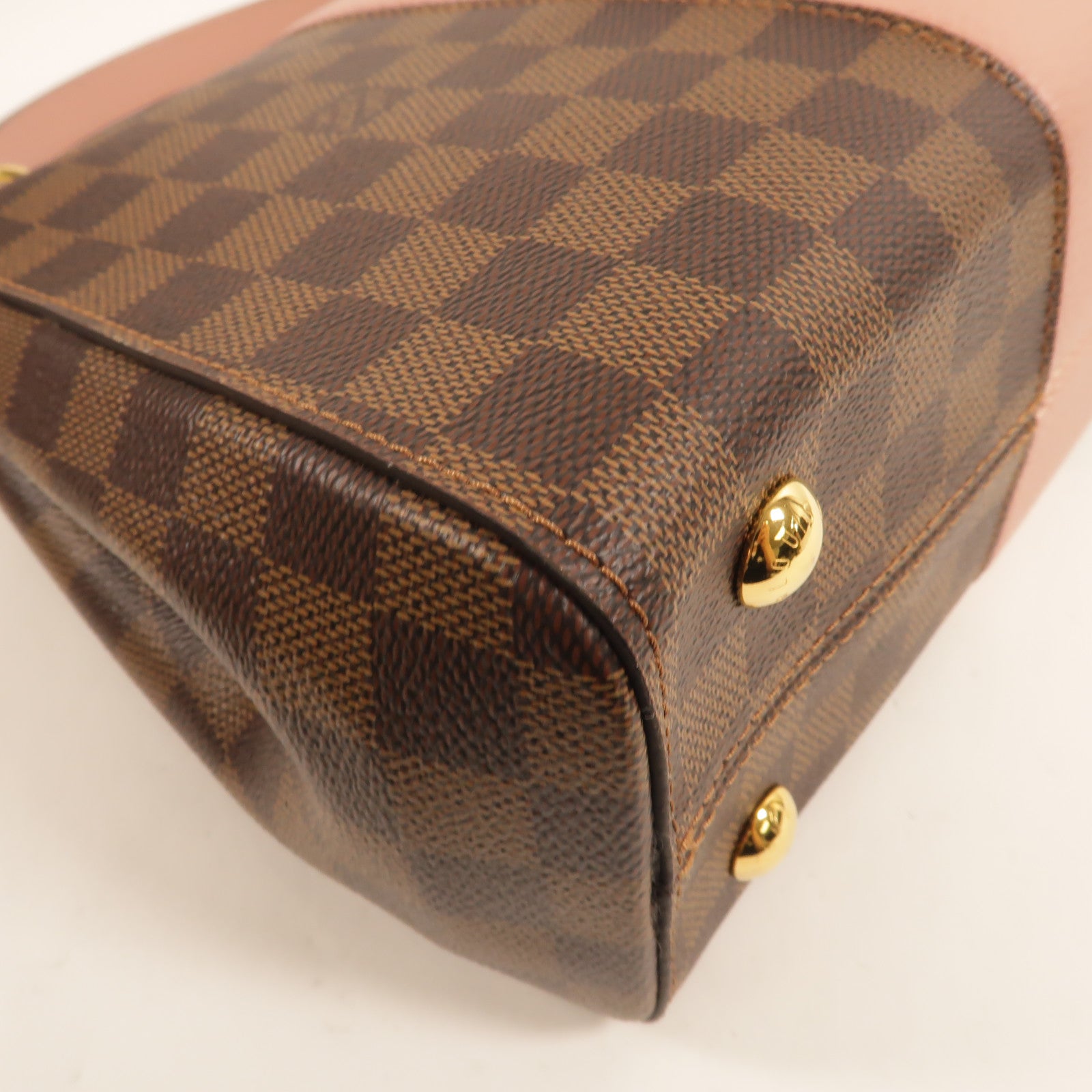 LOUIS VUITTON Damier Bond Street Magnolia金扣手挽肩背兩用袋