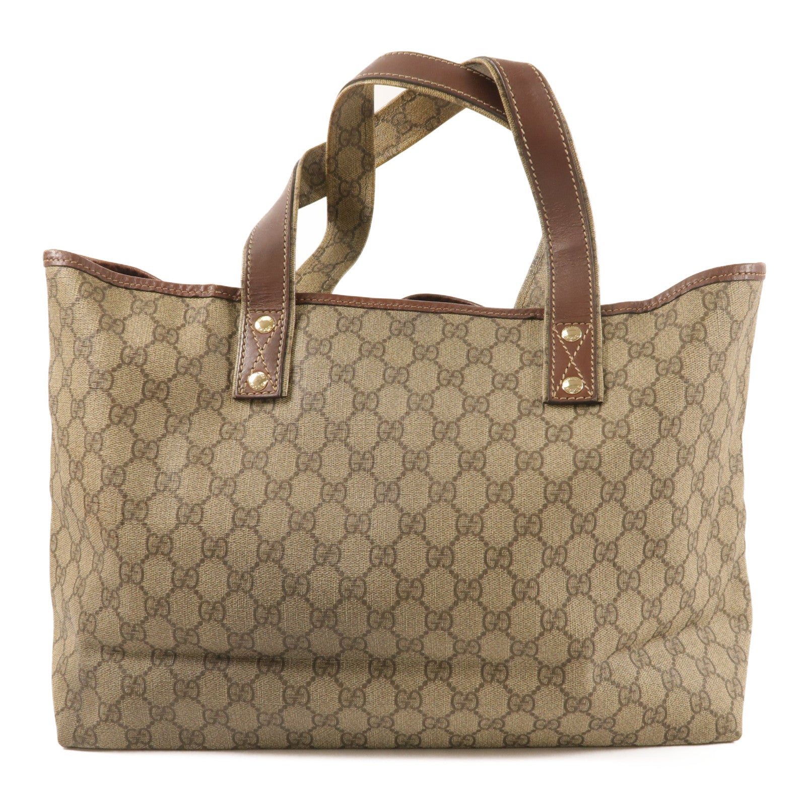 GUCCI 塗層帆布Tote bag金扣手挽袋