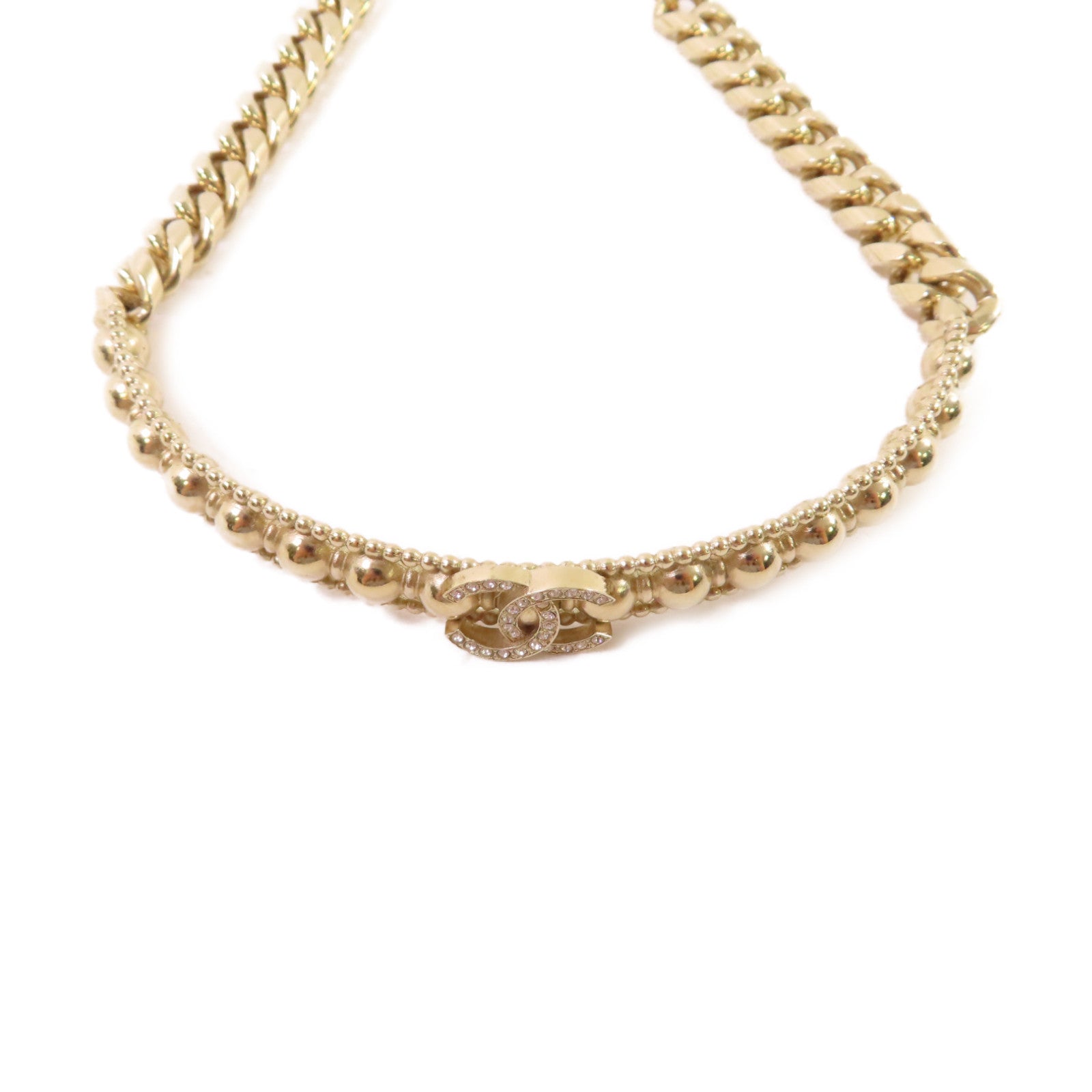 CHANEL 【激減優惠】金屬CC Choker項鏈