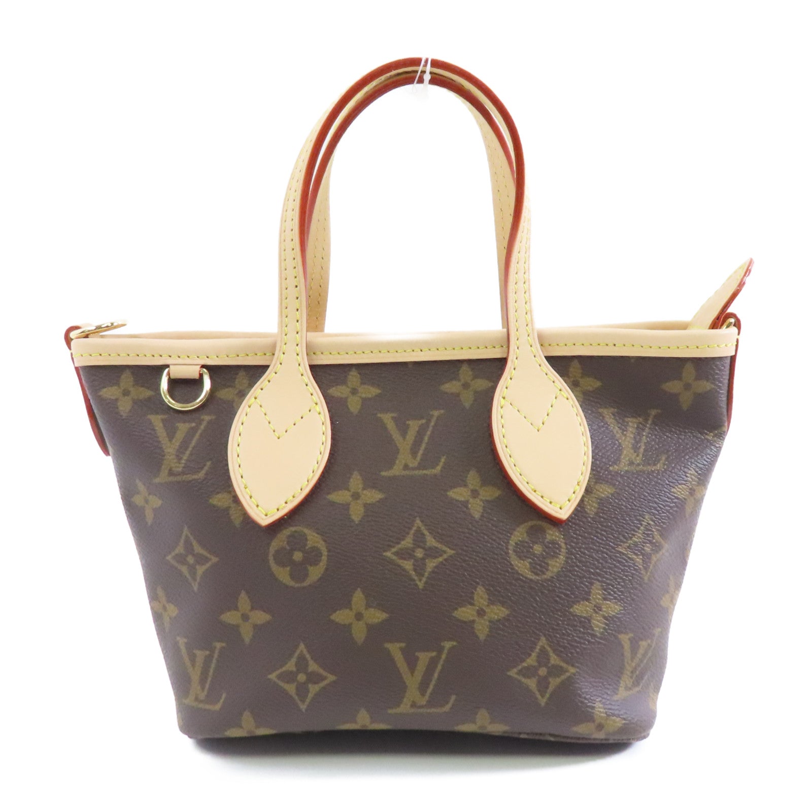 LOUIS VUITTON Monogram Neverfull BB金扣手挽肩背兩用袋啡色