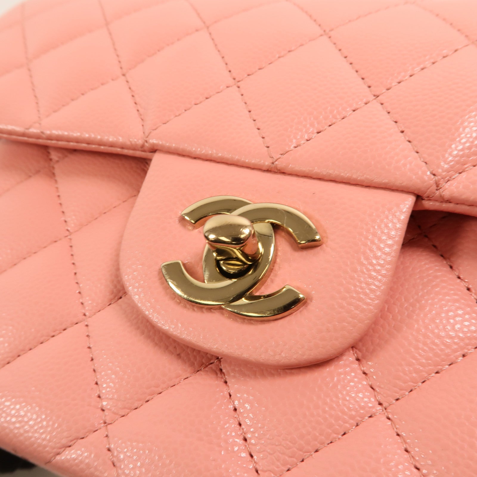 CHANEL 牛皮皮革Classic 25金扣鏈帶肩背袋