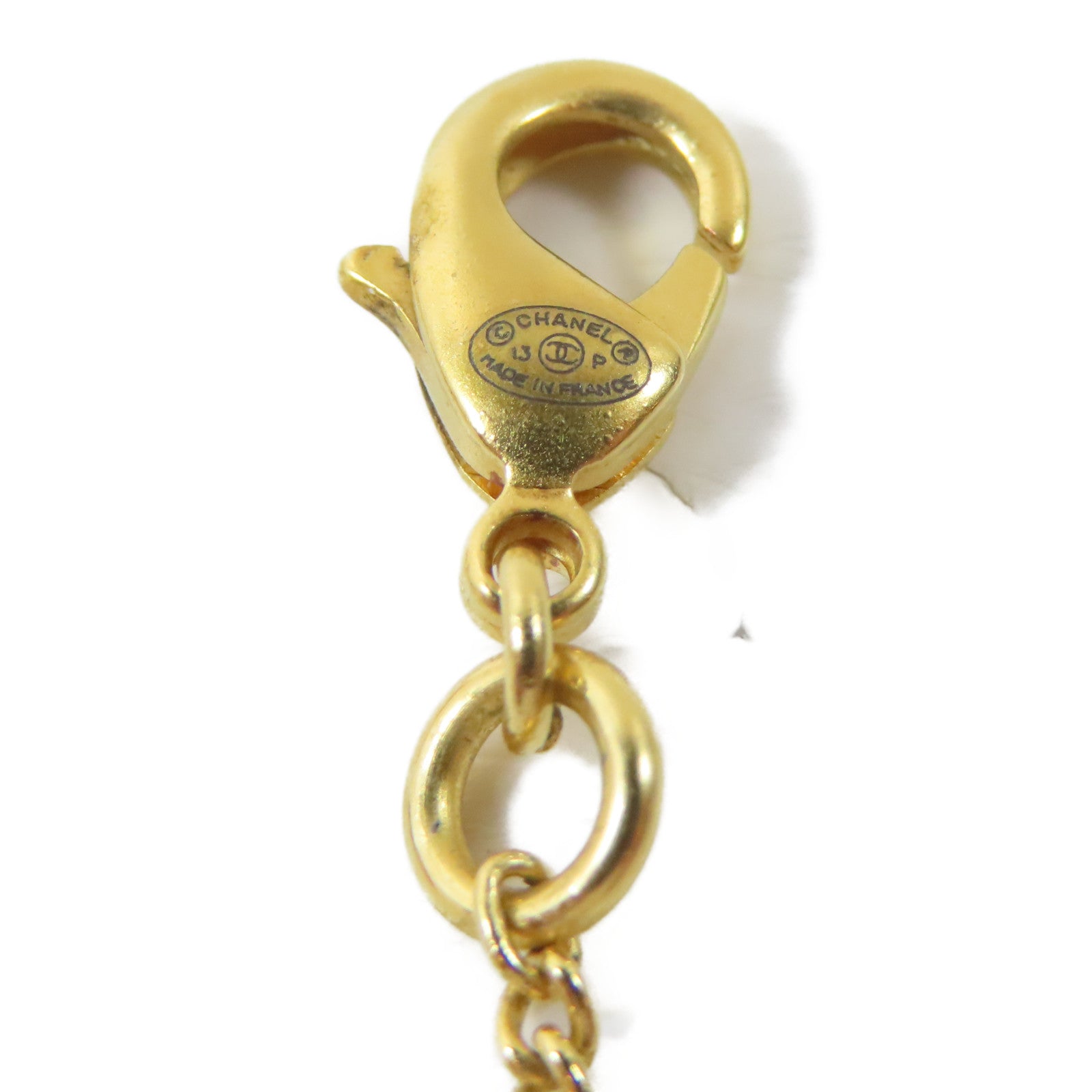 CHANEL 金屬Colink Necklace項鍊金色#60cm