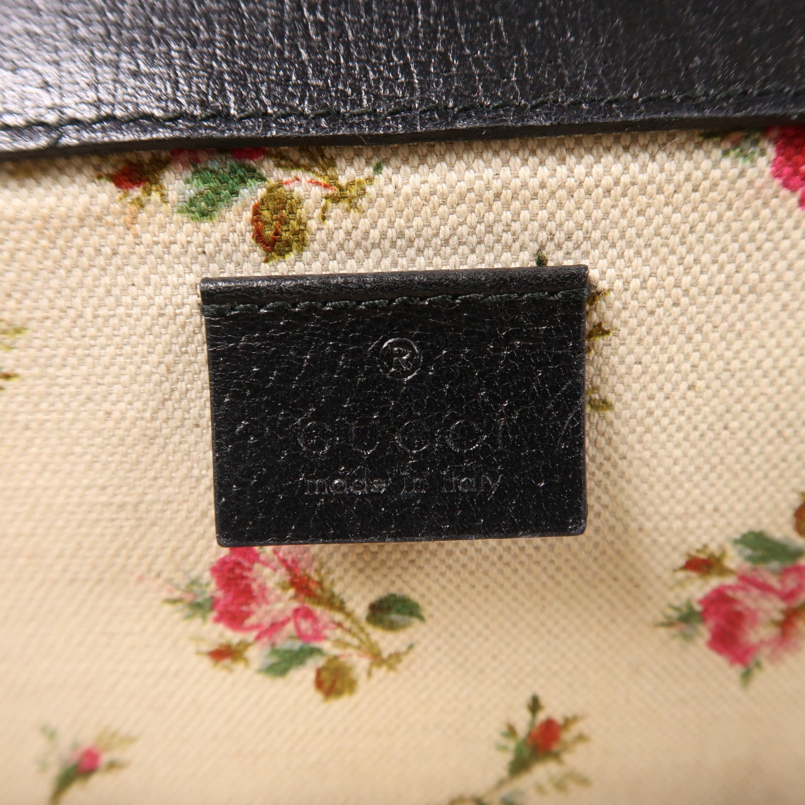 GUCCI 牛皮皮革Dionysus鏈帶肩背袋黑色