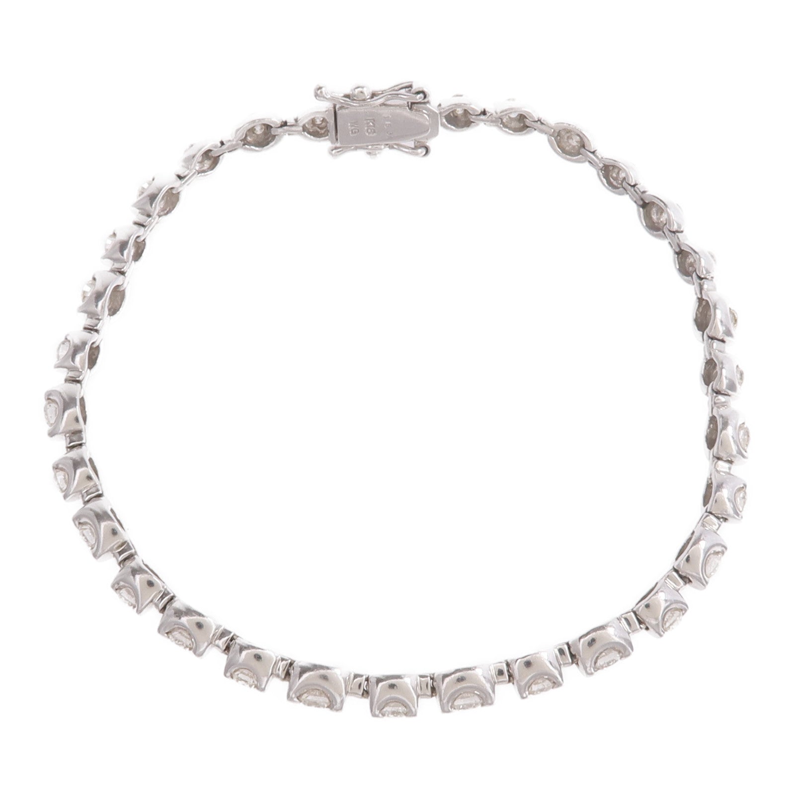 JEWELRY 18K白金Diamond Bracelet鑽石手鏈