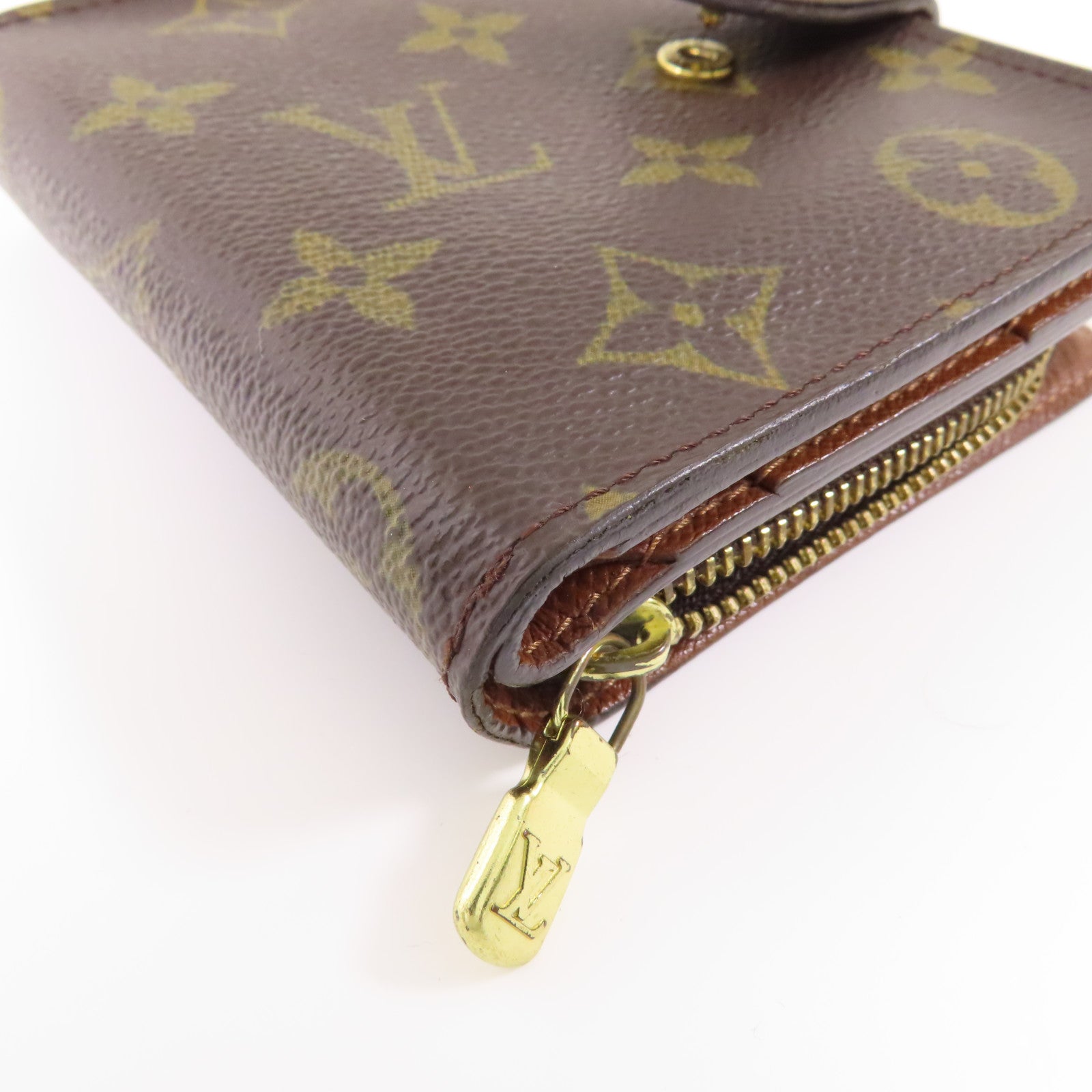 LOUIS VUITTON Monogram Wallet金扣錢包
