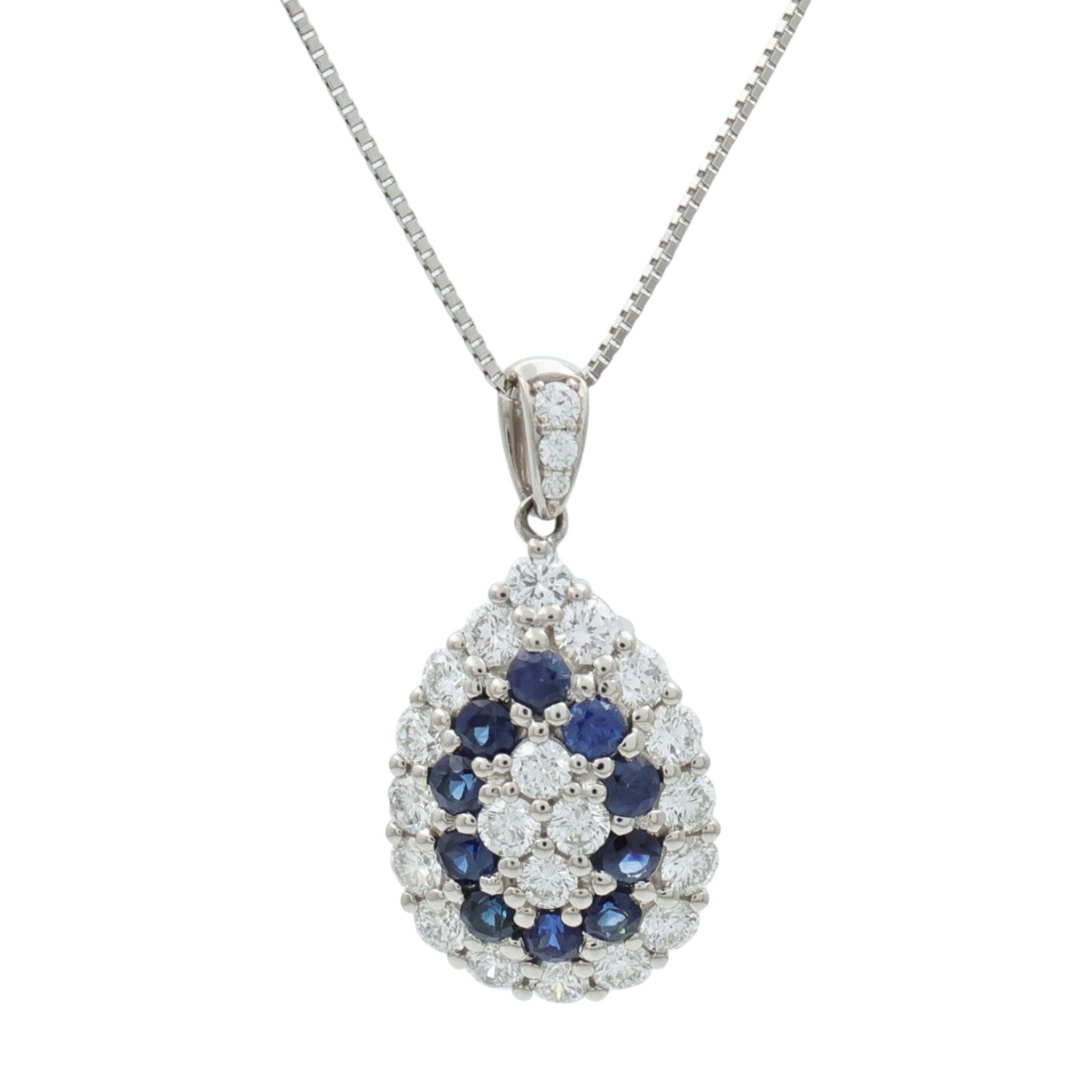 JEWELRY PT900鉑金/PT850鉑金/藍寶石Sapphire鑽石項鍊