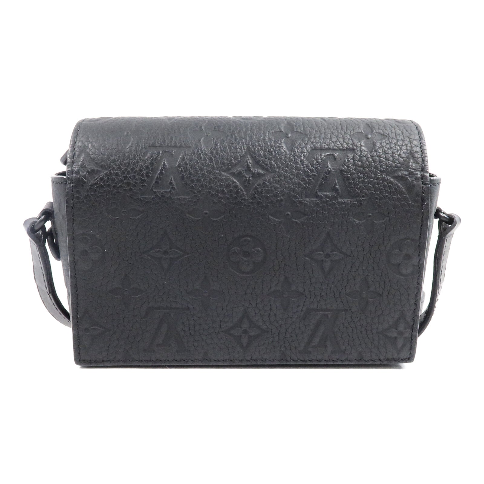LOUIS VUITTON Monogram Taurillon Steamer Wearable Wallet扣肩背袋