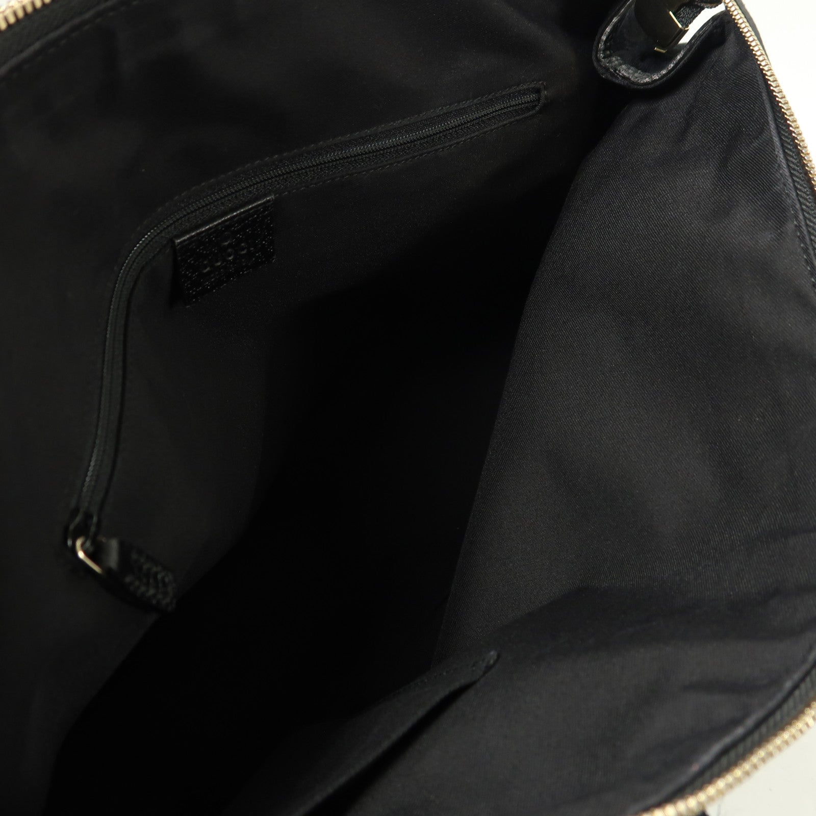 GUCCI 帆布/皮革Shoulder Bag金扣肩背袋