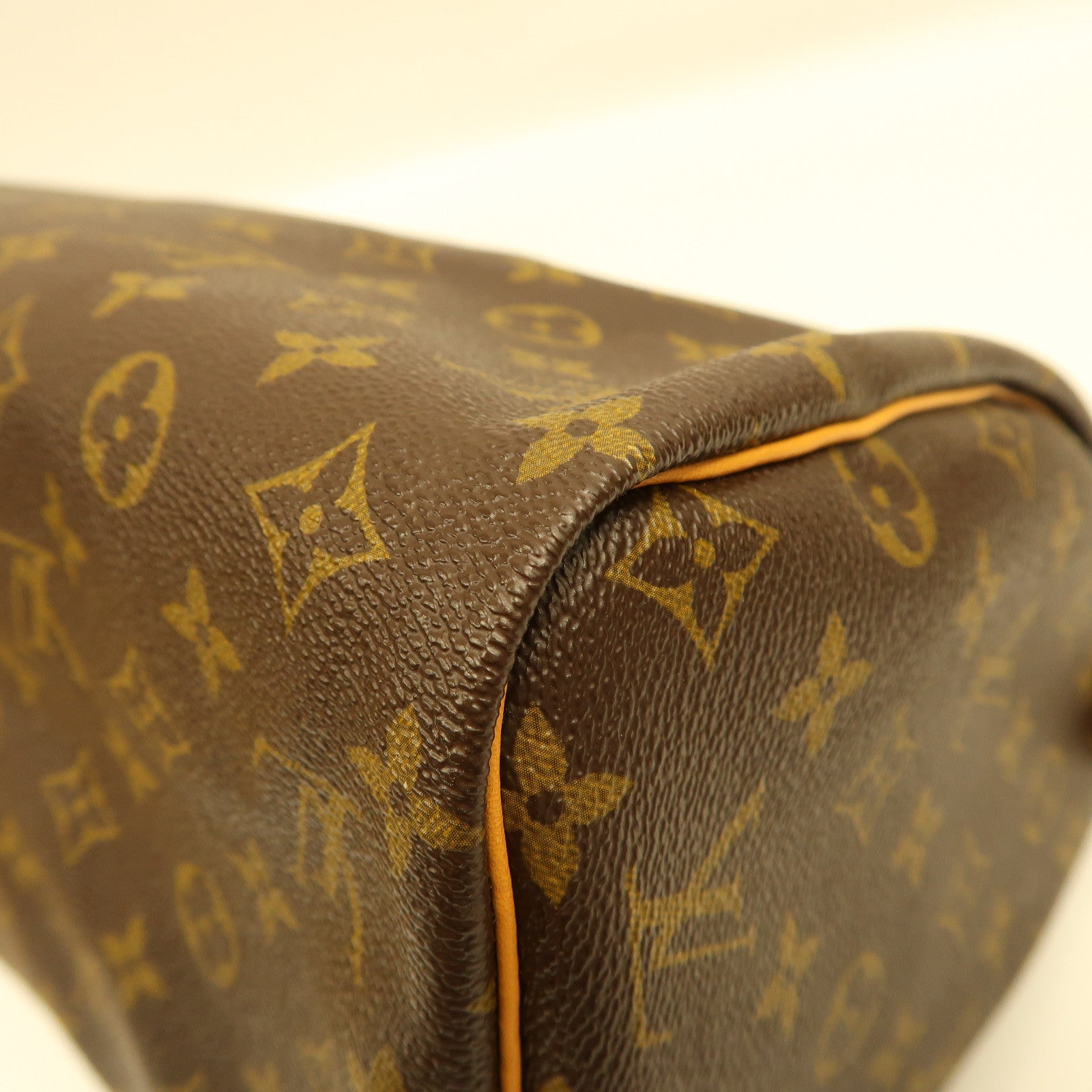 LOUIS VUITTON Monogram Speedy 30金扣手挽袋啡色