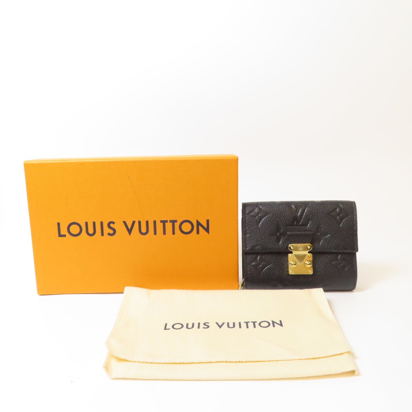 LOUIS VUITTON 【激減優惠】Monogram Empreinte Metis Wallet金扣錢包黑色