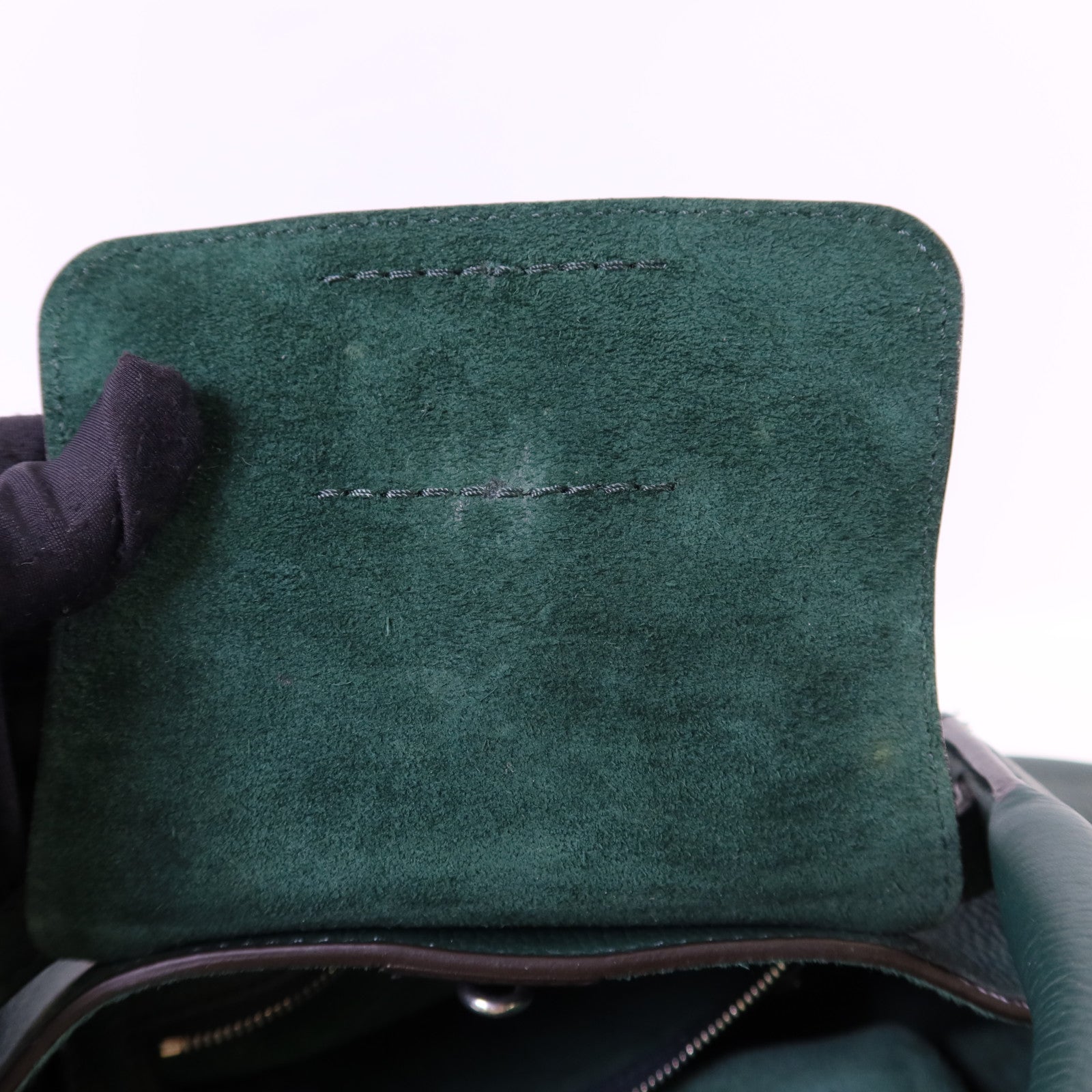 CELINE 牛皮皮革Small Big Bag銀扣肩背袋