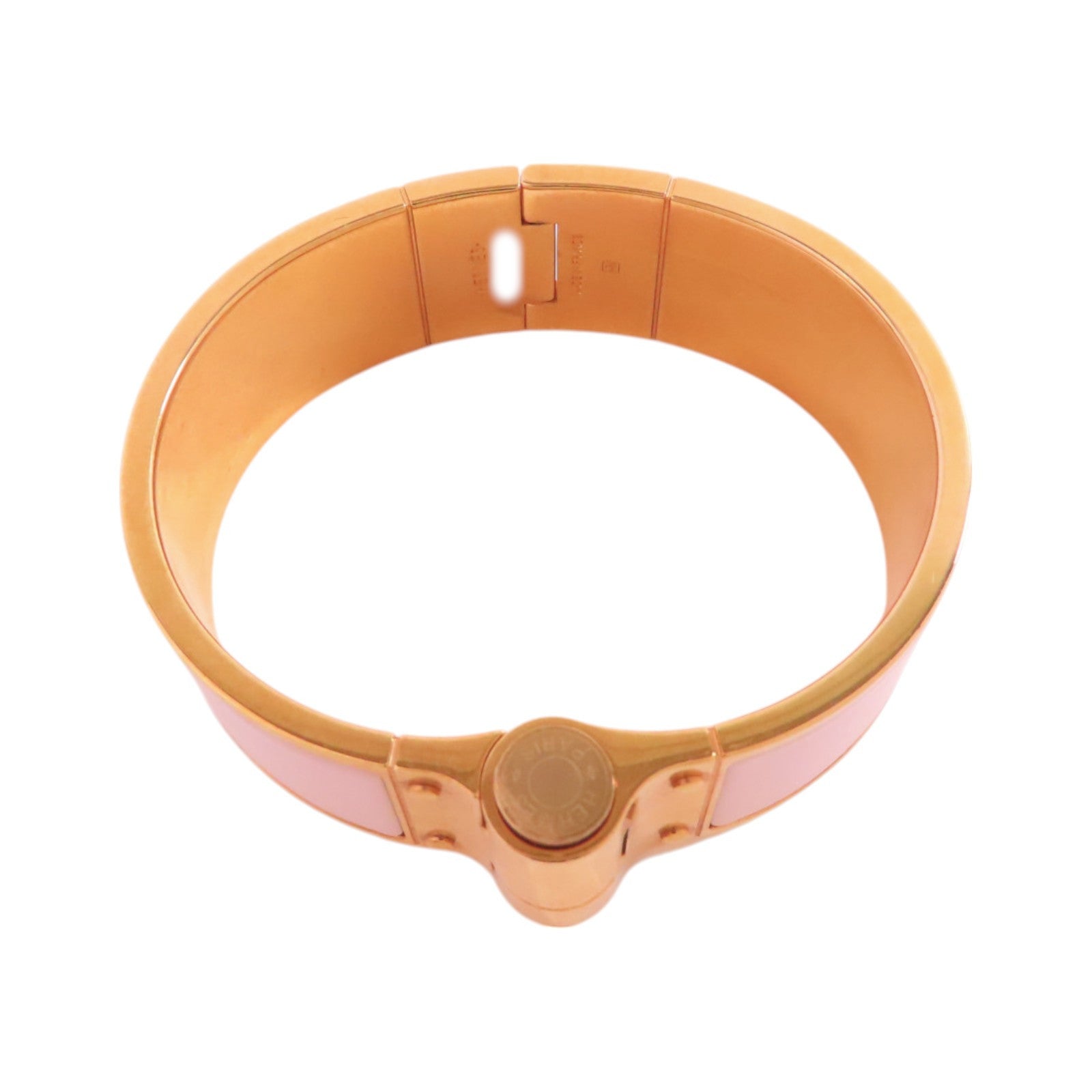 HERMES 鍍金/琺瑯Bracelet金扣手鐲