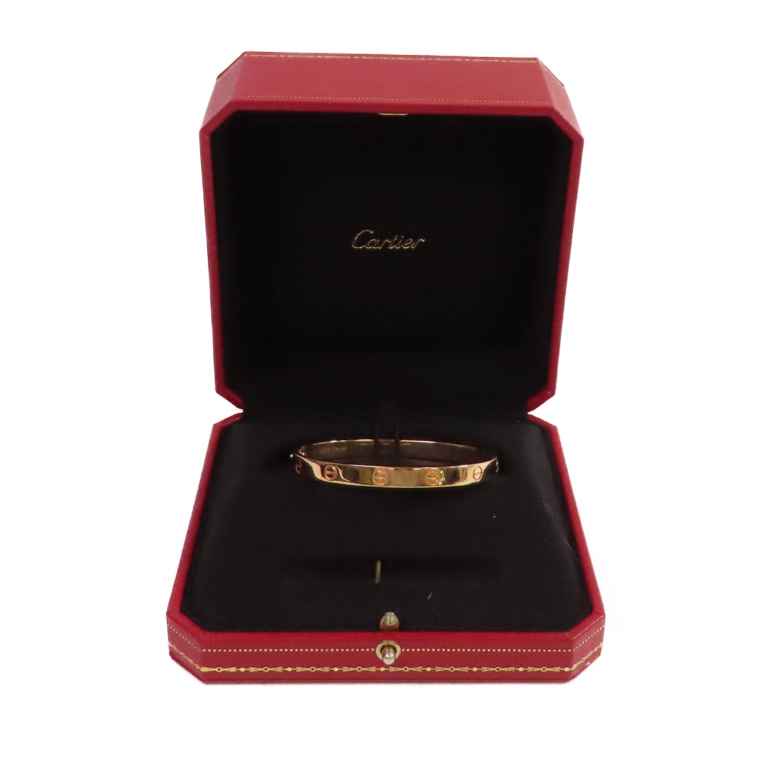 CARTIER 18K玫瑰金Love Bracelet手鐲#18