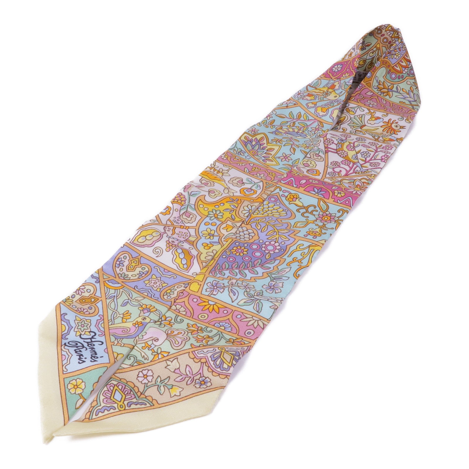 HERMES 絲質Twilly絲巾