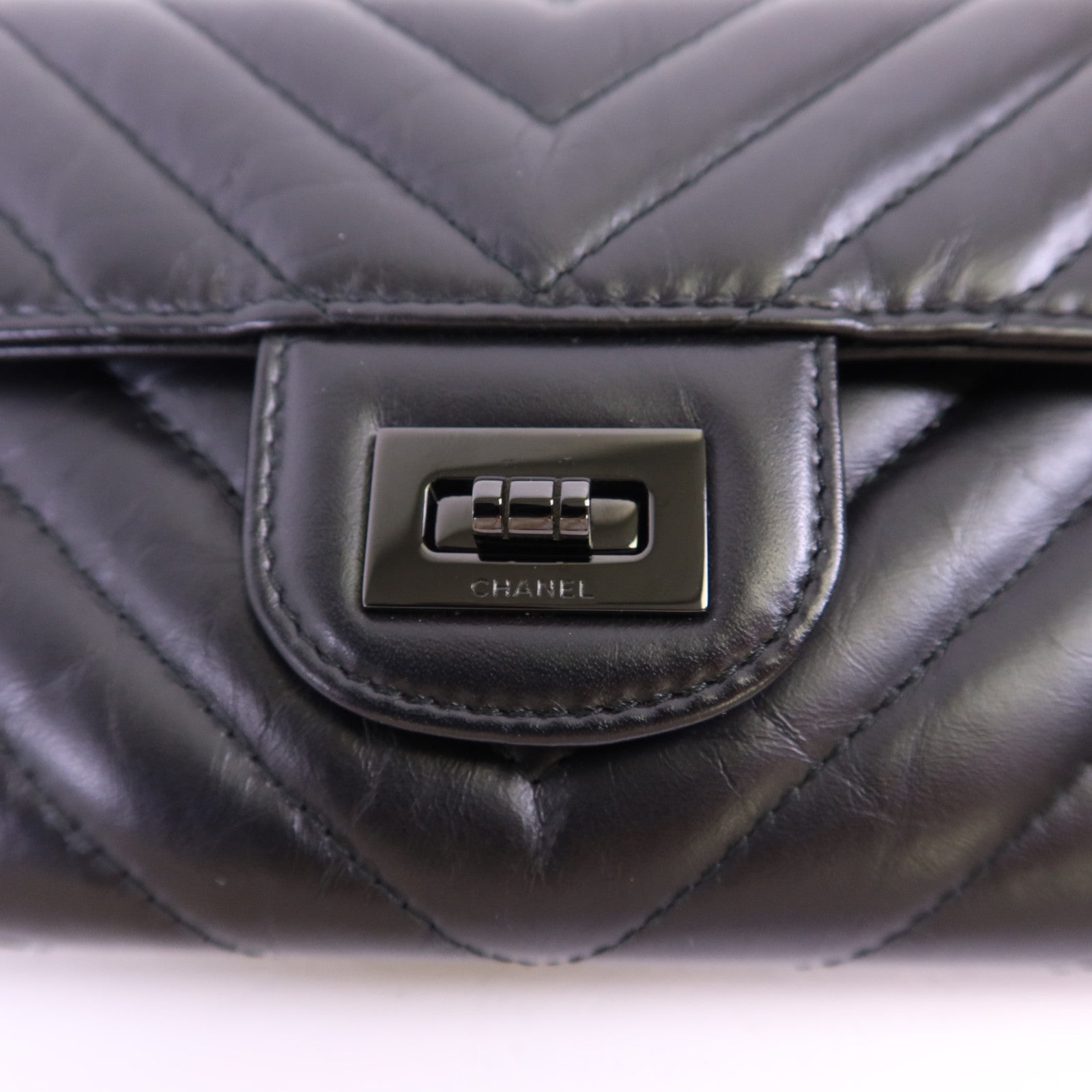 CHANEL 牛皮皮革2.55 Bifold Wallet長錢包