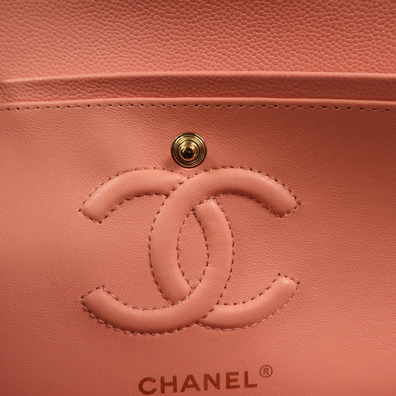 CHANEL 牛皮皮革Classic 25金扣鏈帶肩背袋