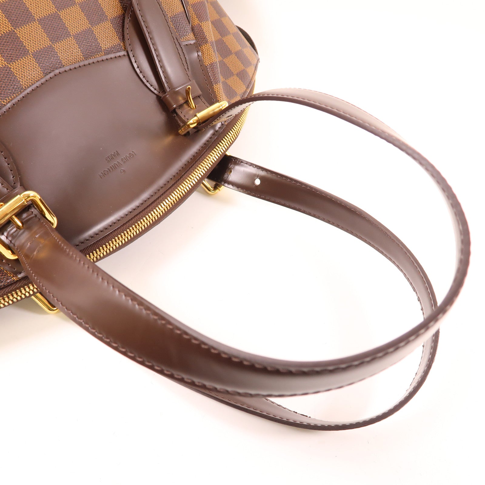 LOUIS VUITTON Damier Verona GM金扣肩背袋