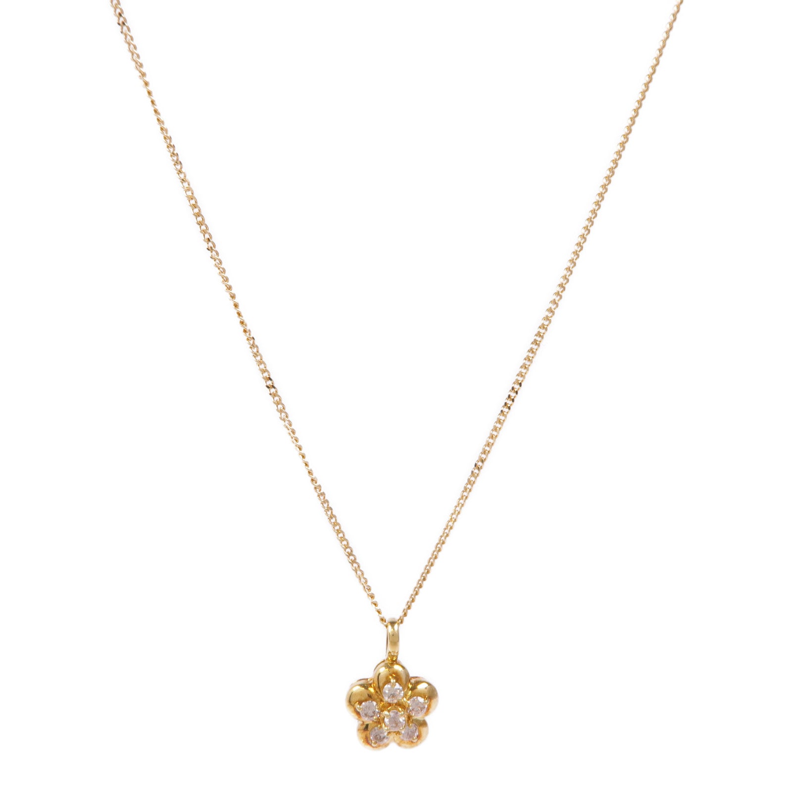 JEWELRY 18K黃金Diamond Necklace鑽石項鍊
