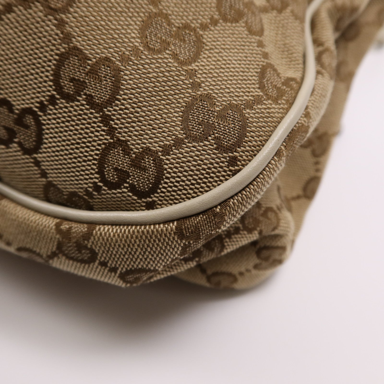 GUCCI 帆布Shoulder Bag金扣肩背袋