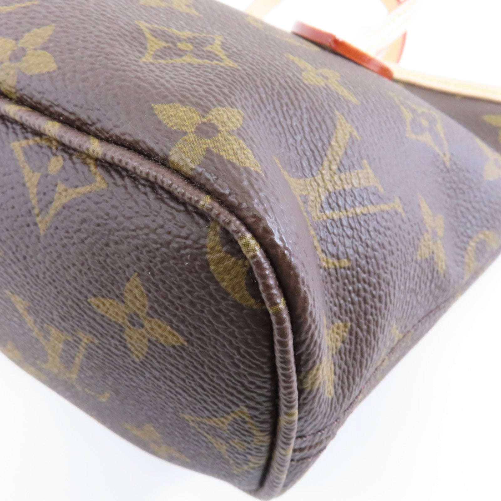 LOUIS VUITTON Monogram Neverfull BB金扣手挽肩背兩用袋啡色